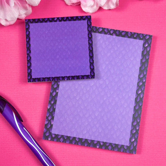 Purple Dragon Scale Stationery Set