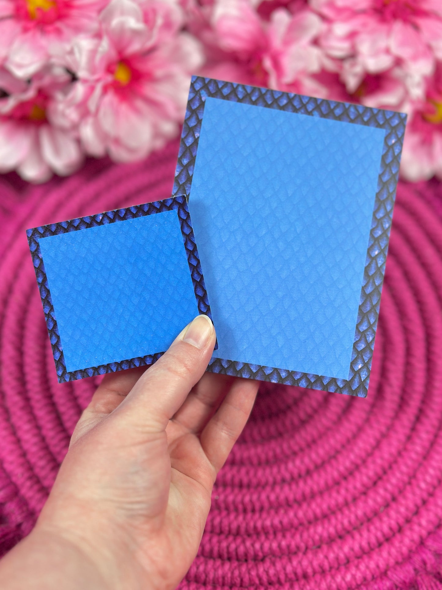 Blue Dragon Scale Stationery Set