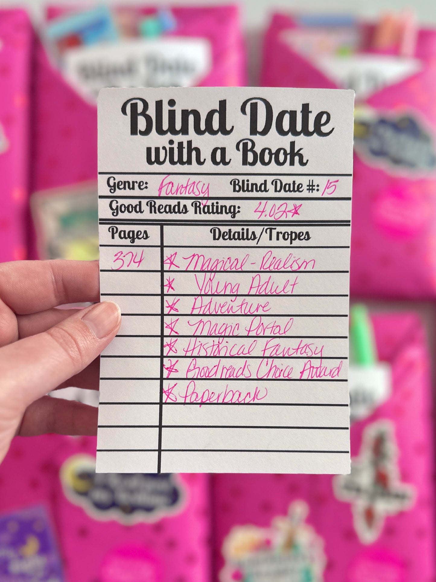 Blind Date with a Book: Fantasy/Romantasy