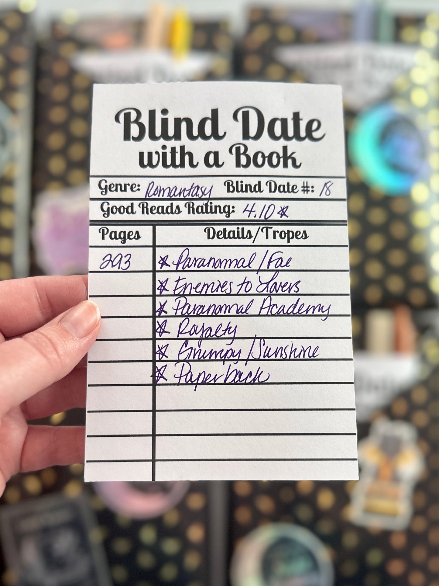 Blind Date with a Book: Romantasy