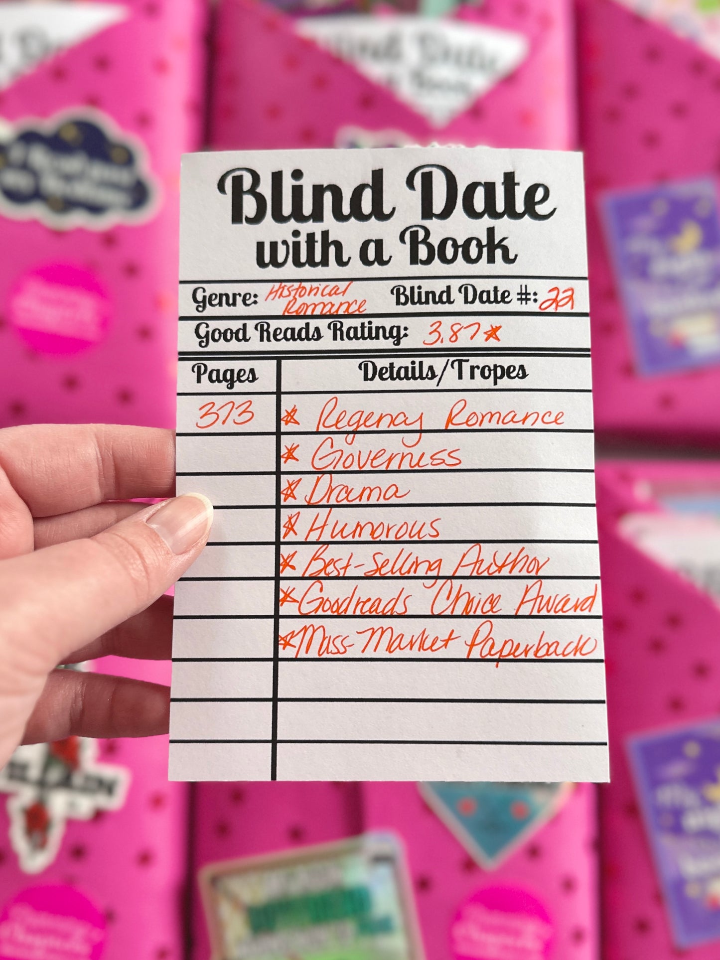 Blind Date with a Book: Historical Romance