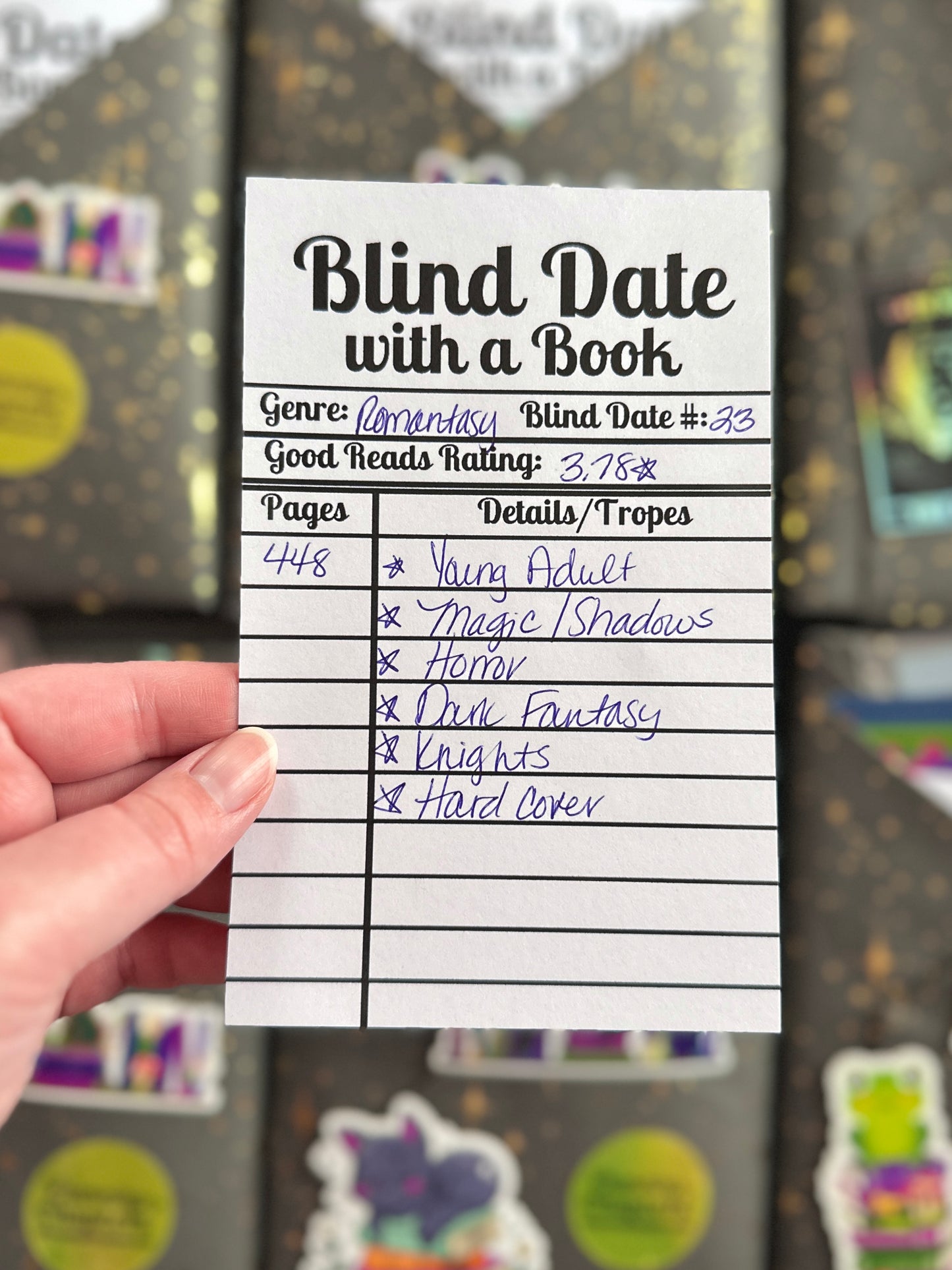 Blind Date with a Book: Fantasy/Romantasy