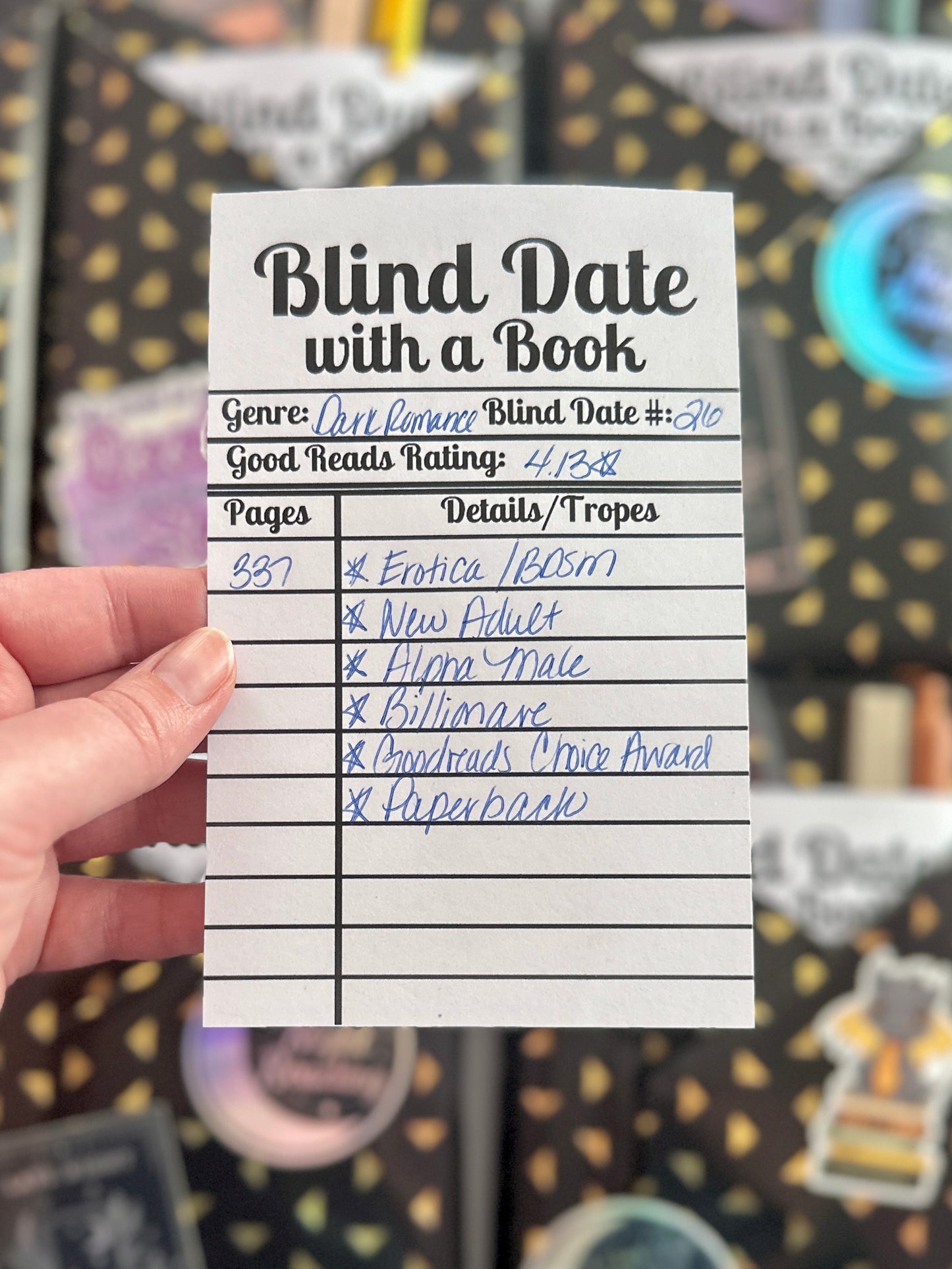 Blind Date with a Book: Dark Romance