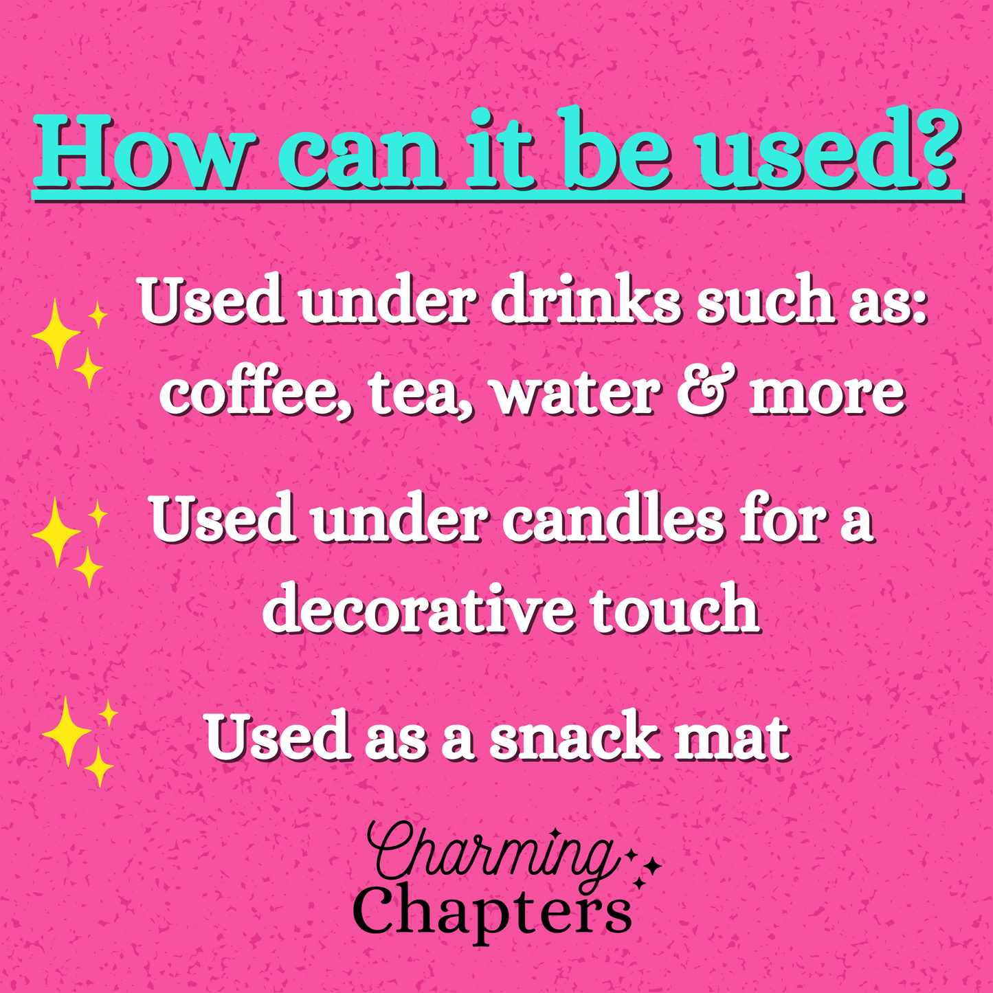 Iced Coffee & Spicy Reads Mug Rug