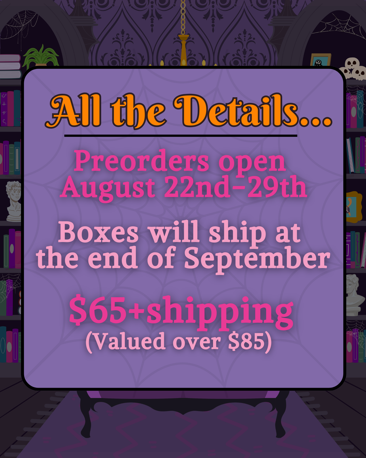 PREORDER: Haunted Library Bookish Box