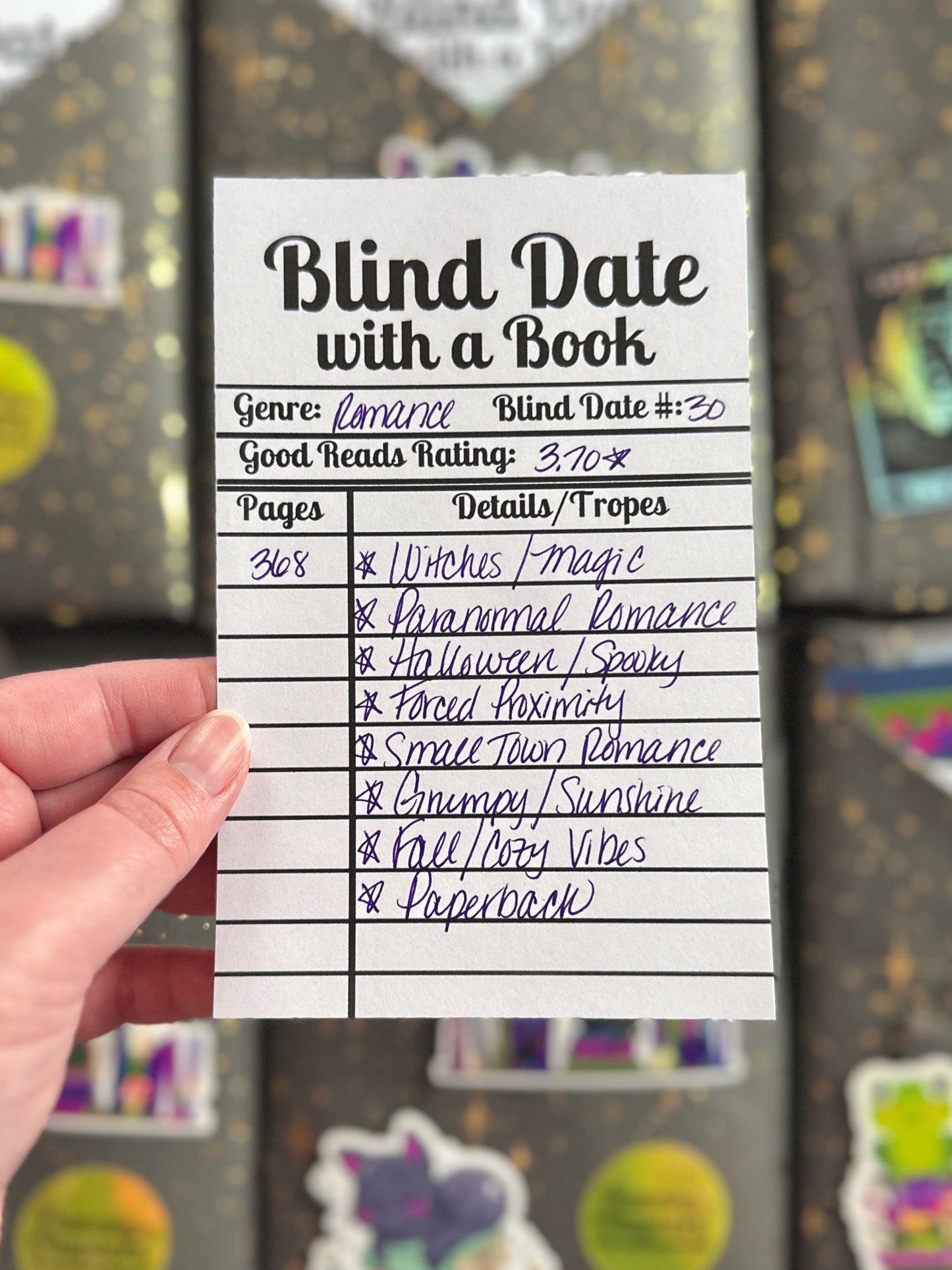 Blind Date with a Book: Fantasy/Romantasy