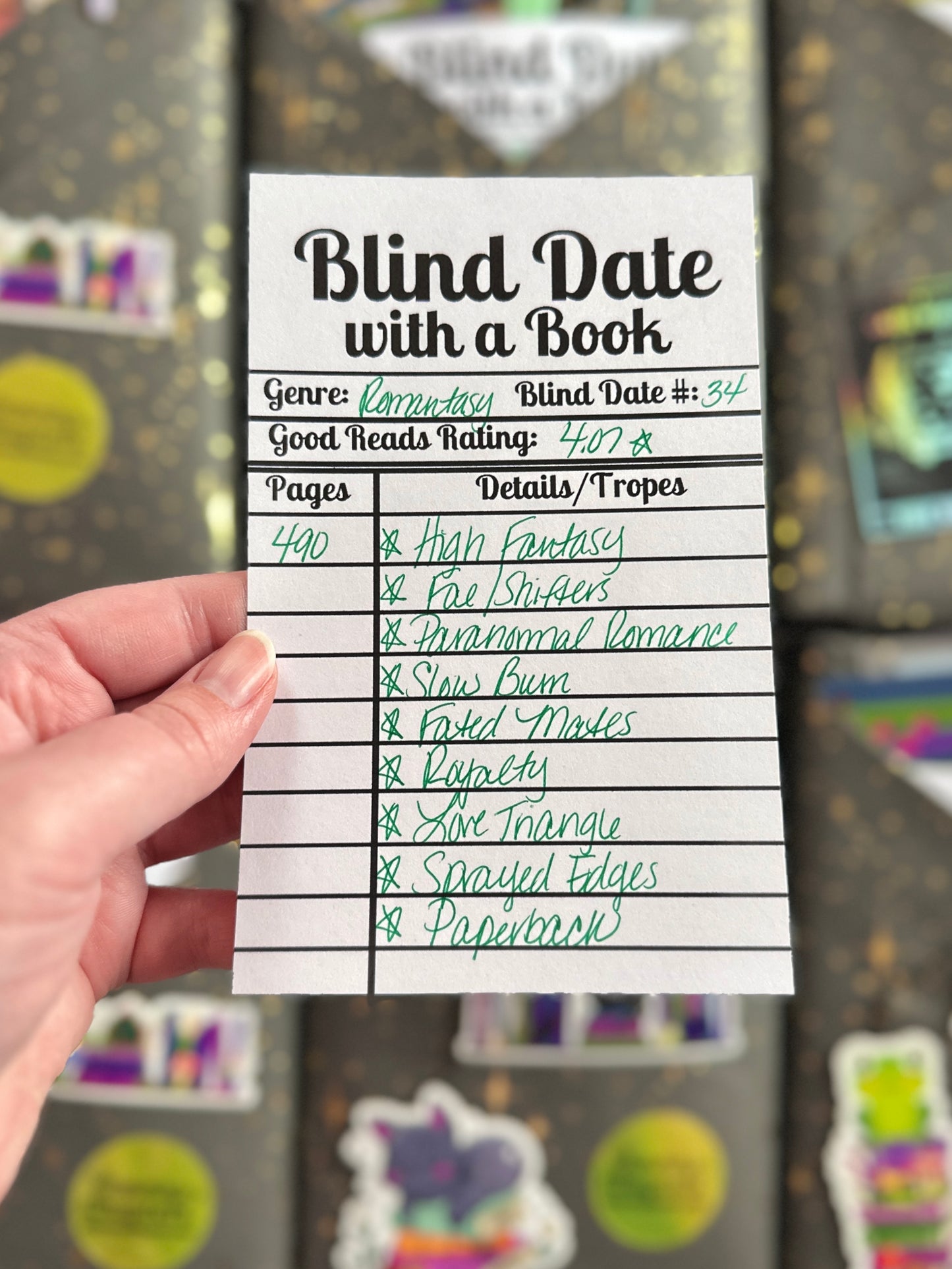 Blind Date with a Book: Fantasy/Romantasy