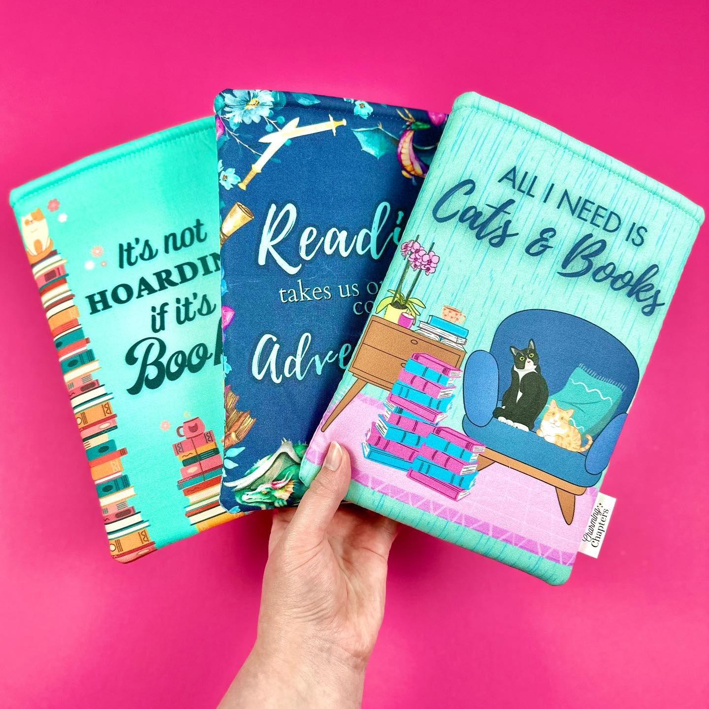 Cat Lover Book Sleeve