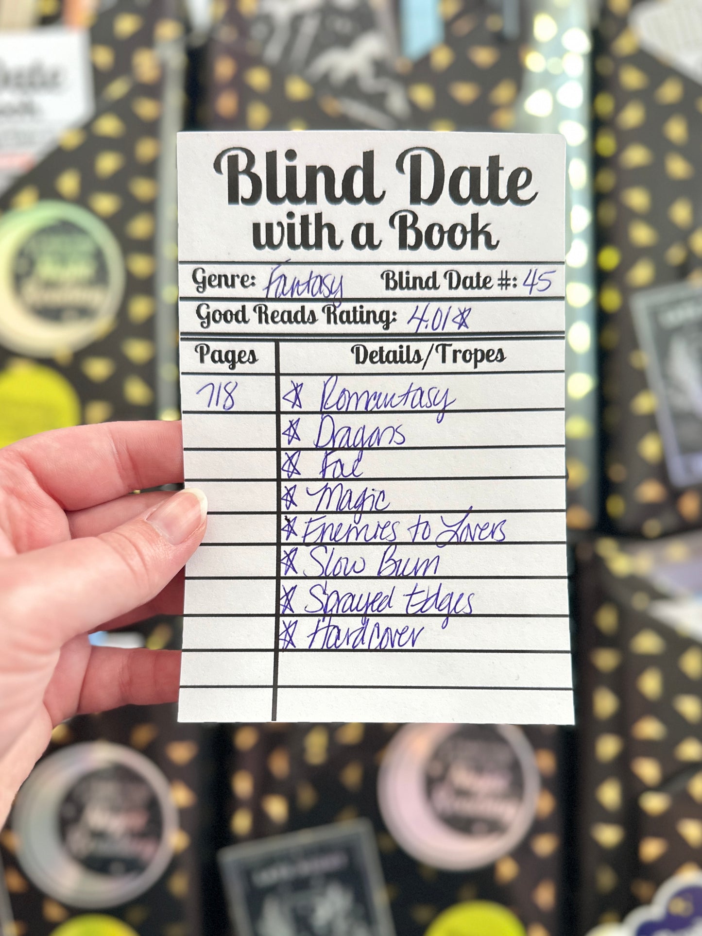 Blind Date with a Book: Romantasy