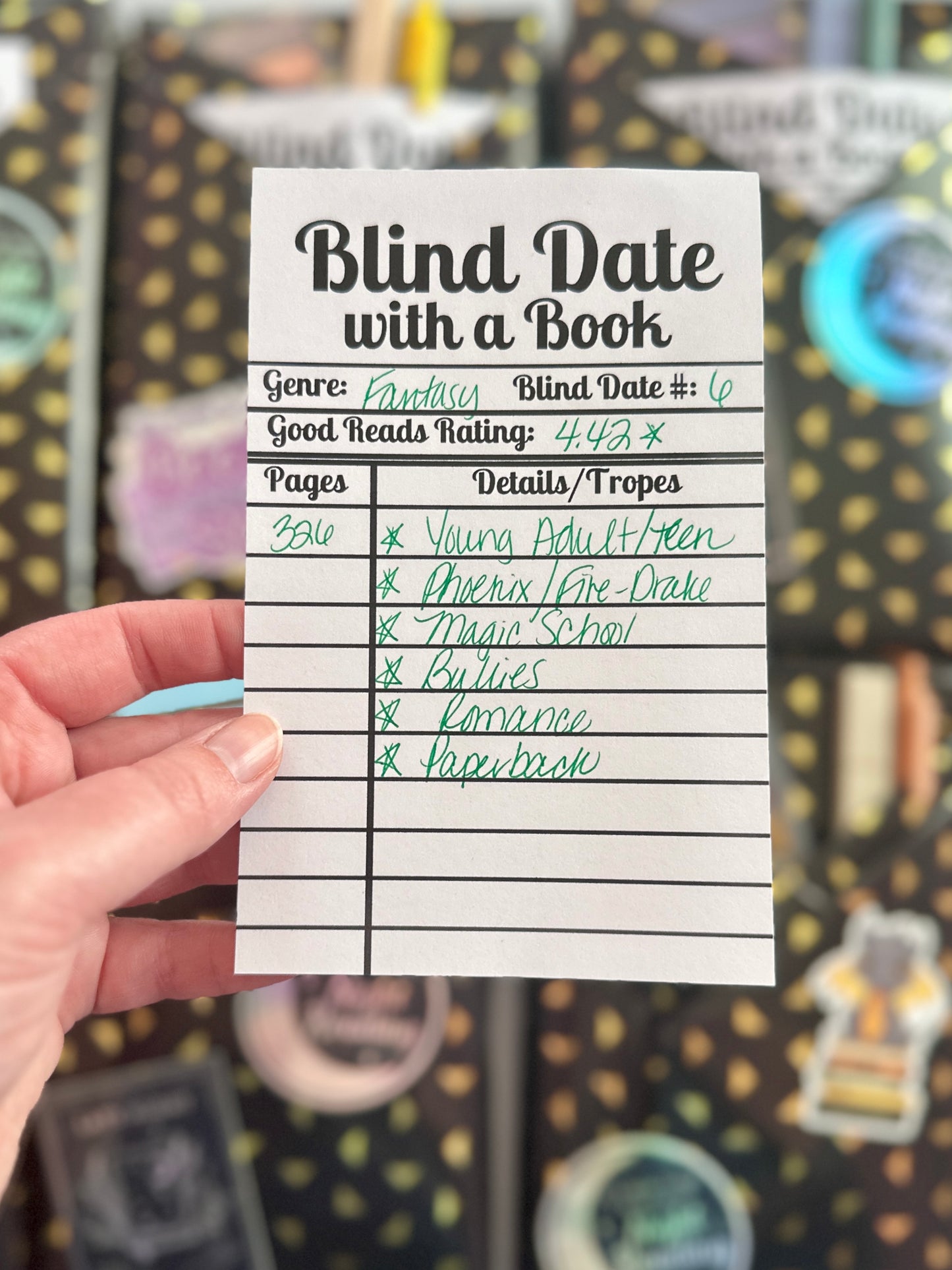 Blind Date with a Book: Fantasy/Romantasy