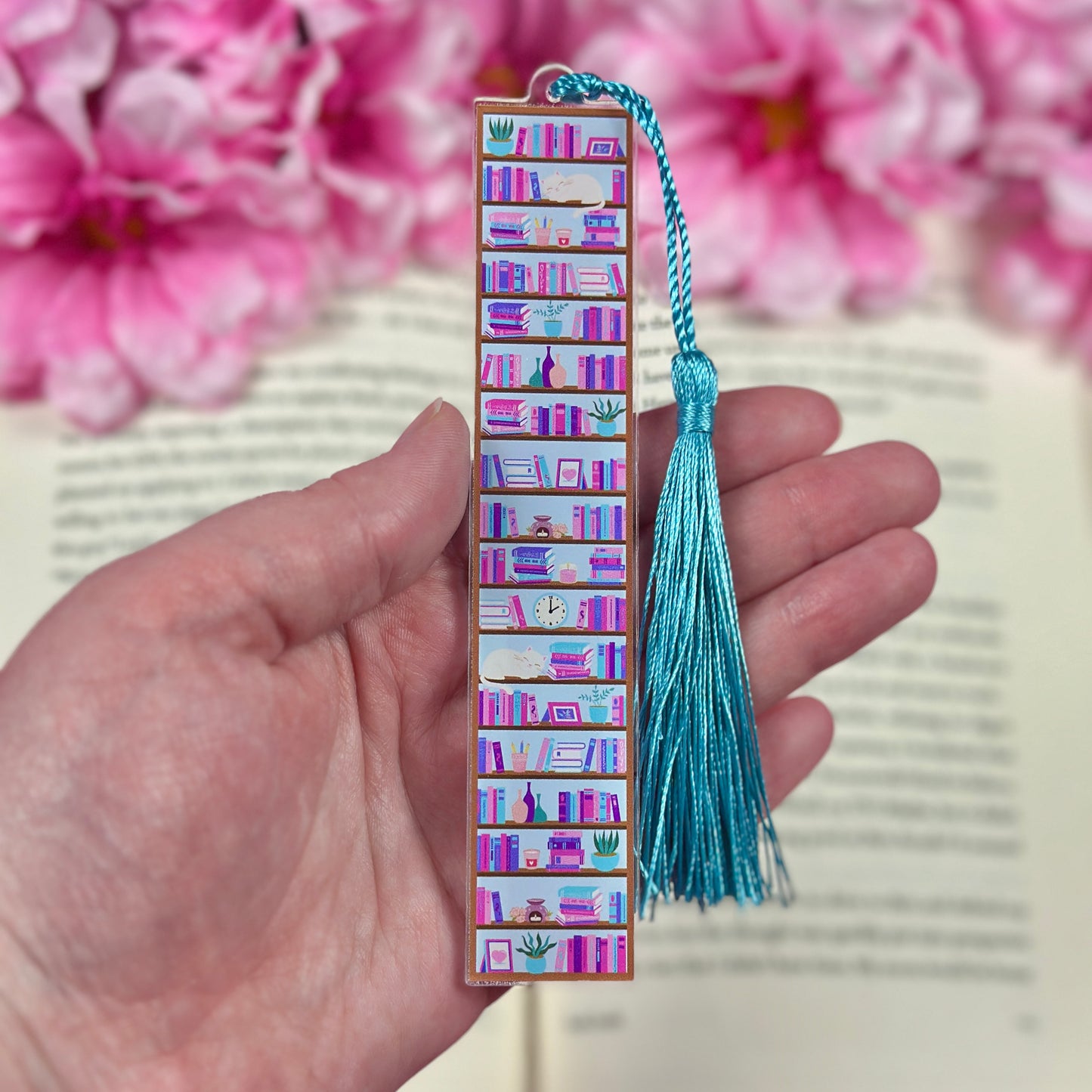 Cat Lover Acrylic Bookmark