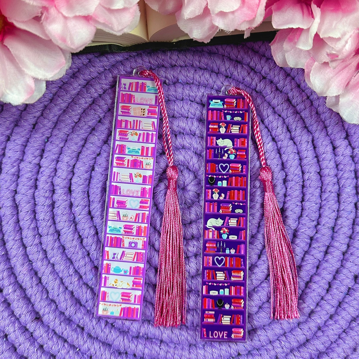 Romance Reader Acrylic Bookmark