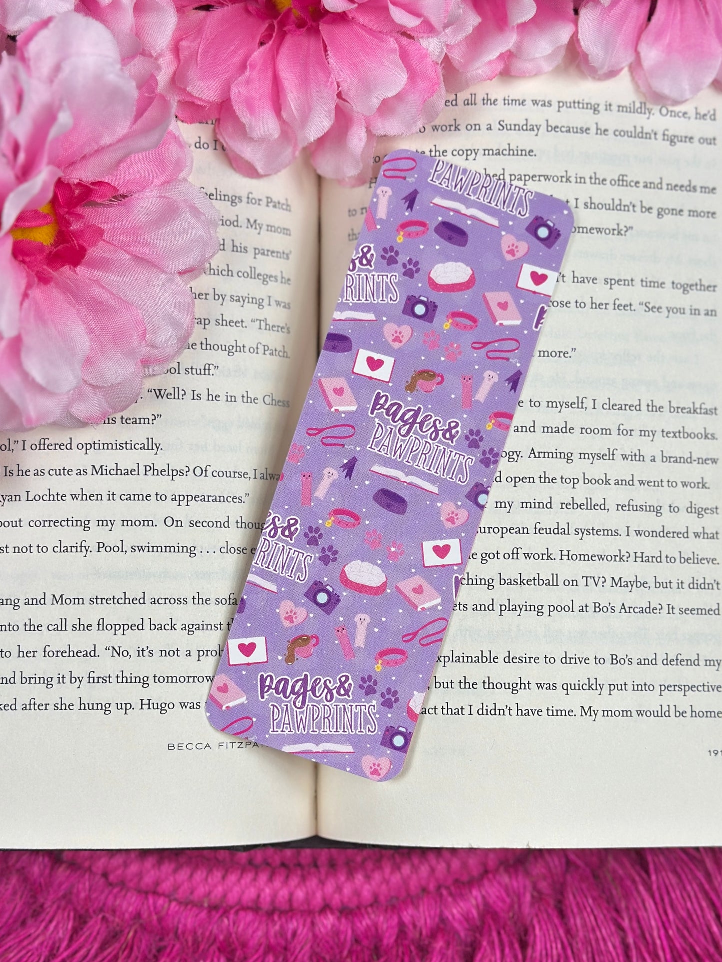 Pages & Pawprints Bookmark
