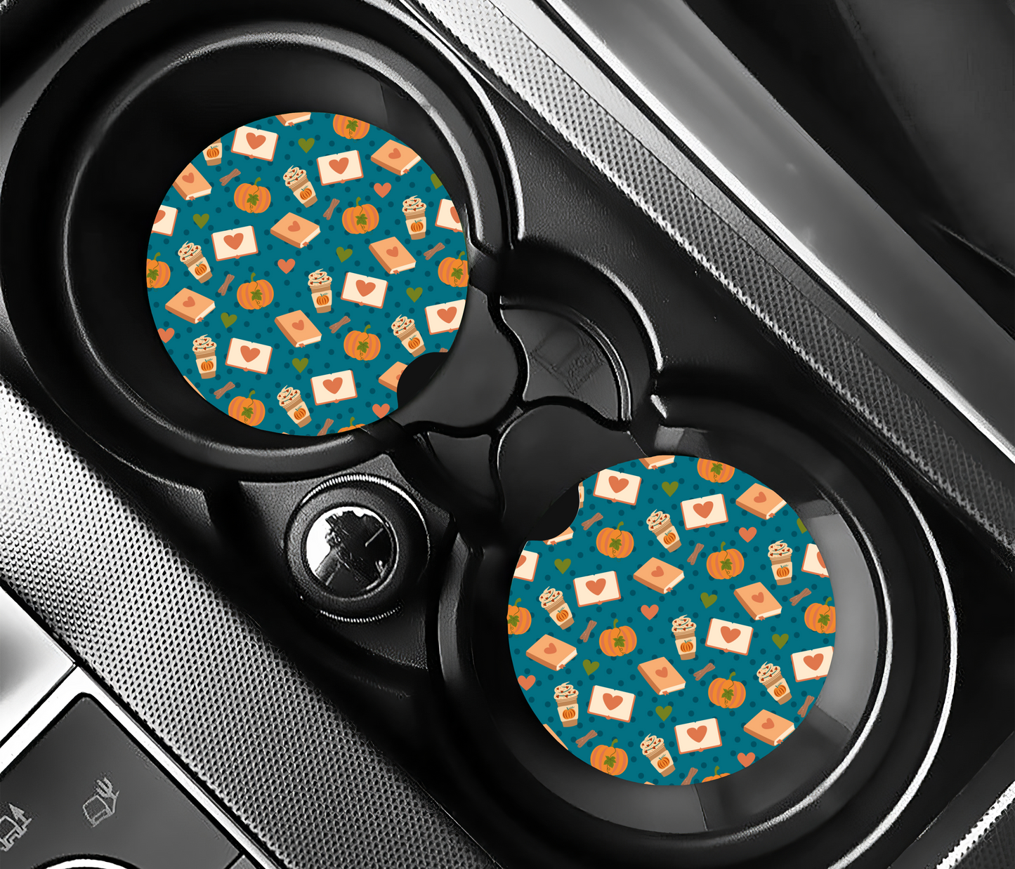 PREORDER: Pumpkin Spice Car Coaster Set