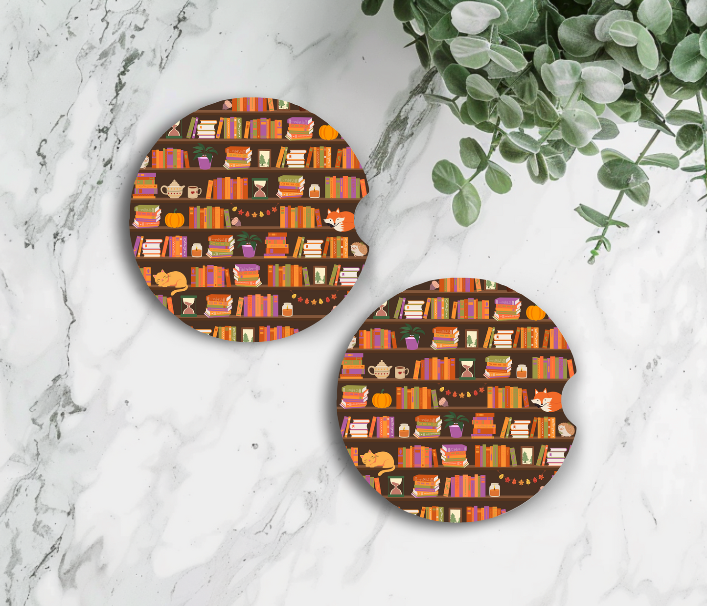 PREORDER: Autumn Car Coaster Set