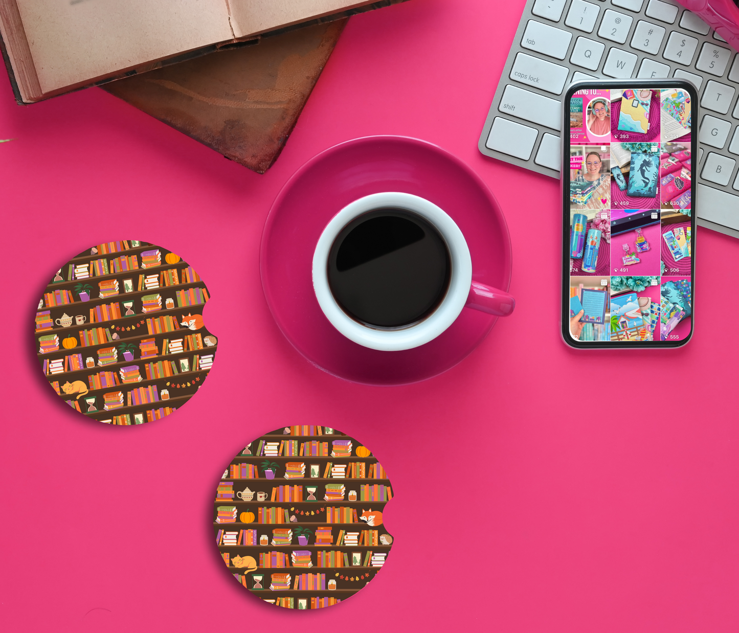 PREORDER: Autumn Car Coaster Set