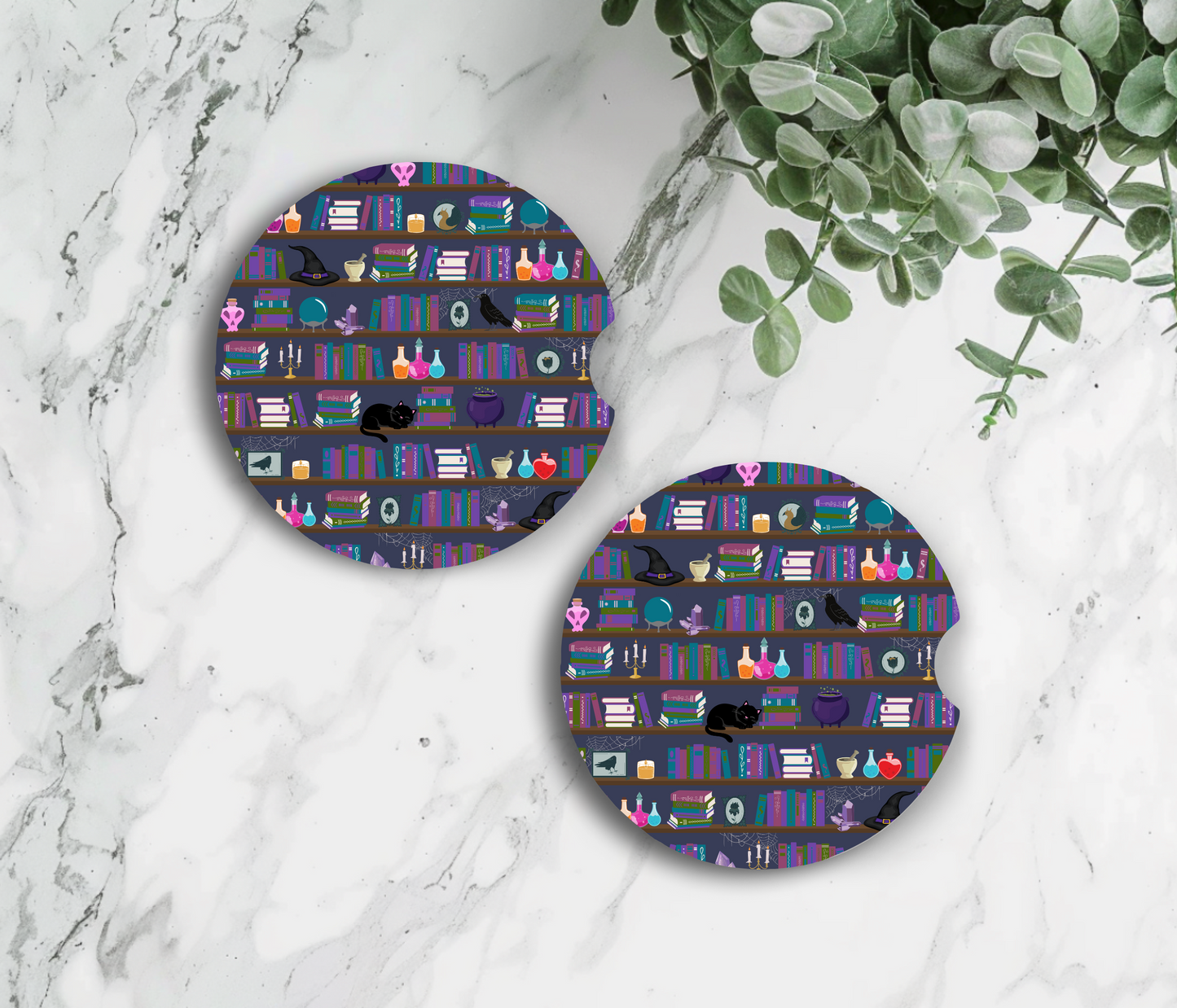 PREORDER: Dark Academia Car Coaster Set
