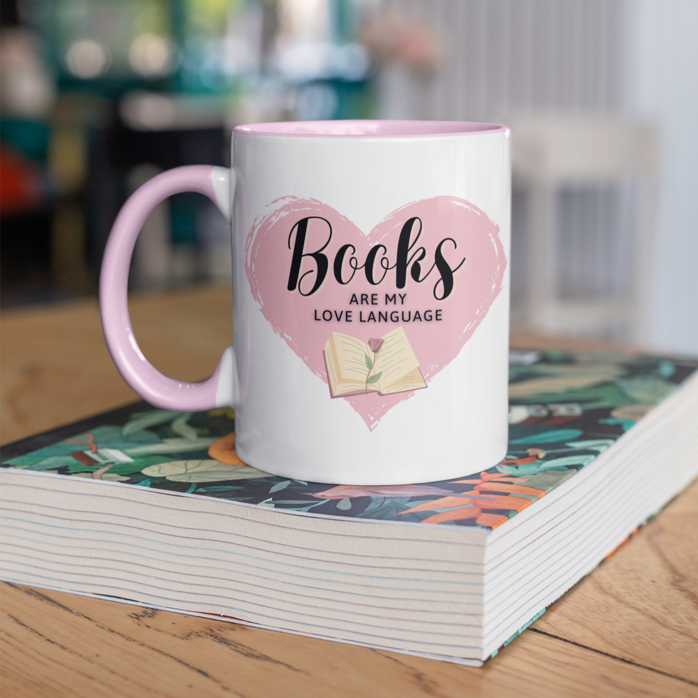 Books Are My Love Language Mug