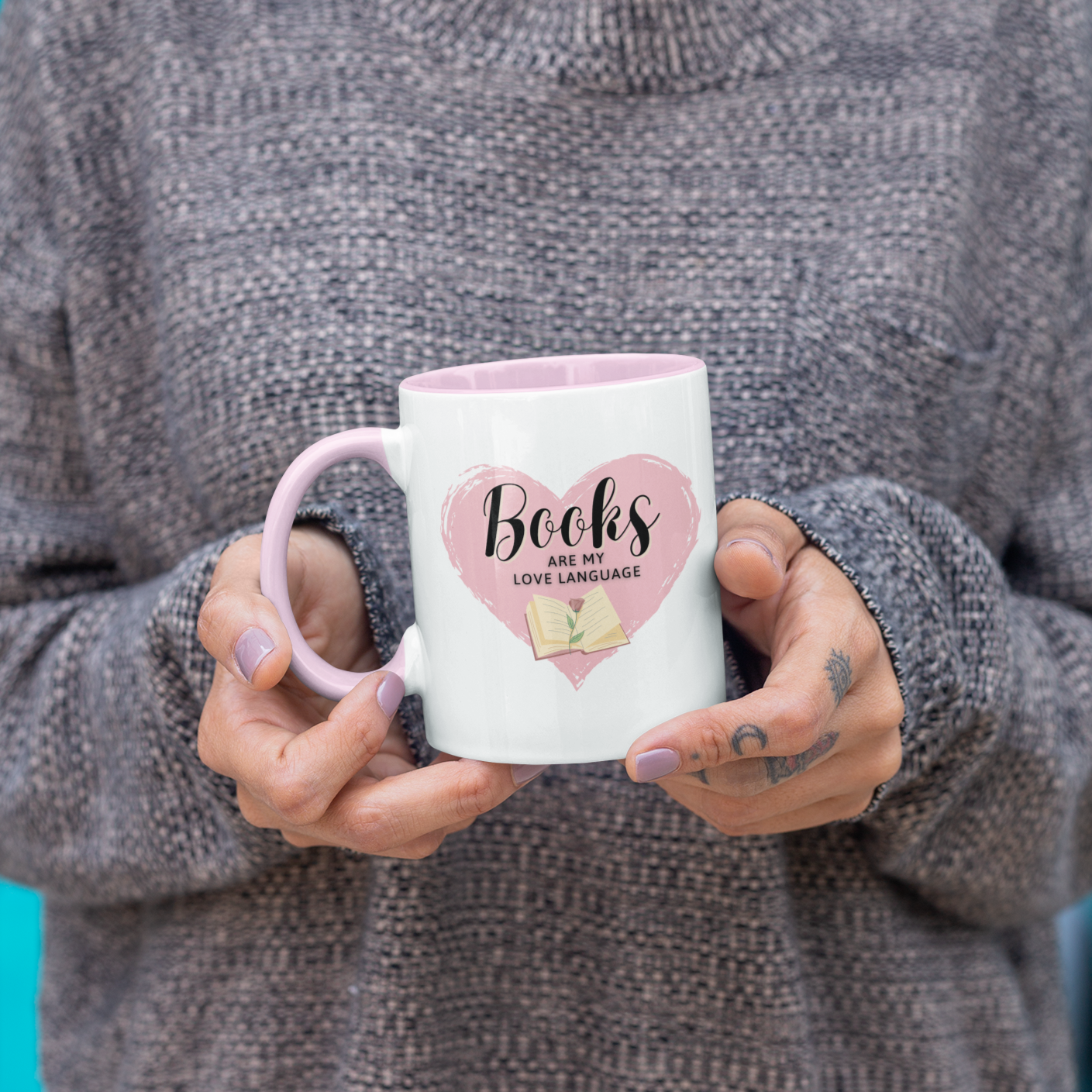 Books Are My Love Language Mug