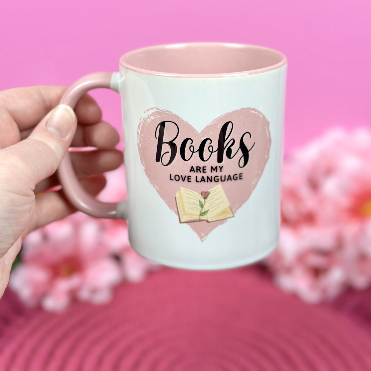 Books Are My Love Language Mug