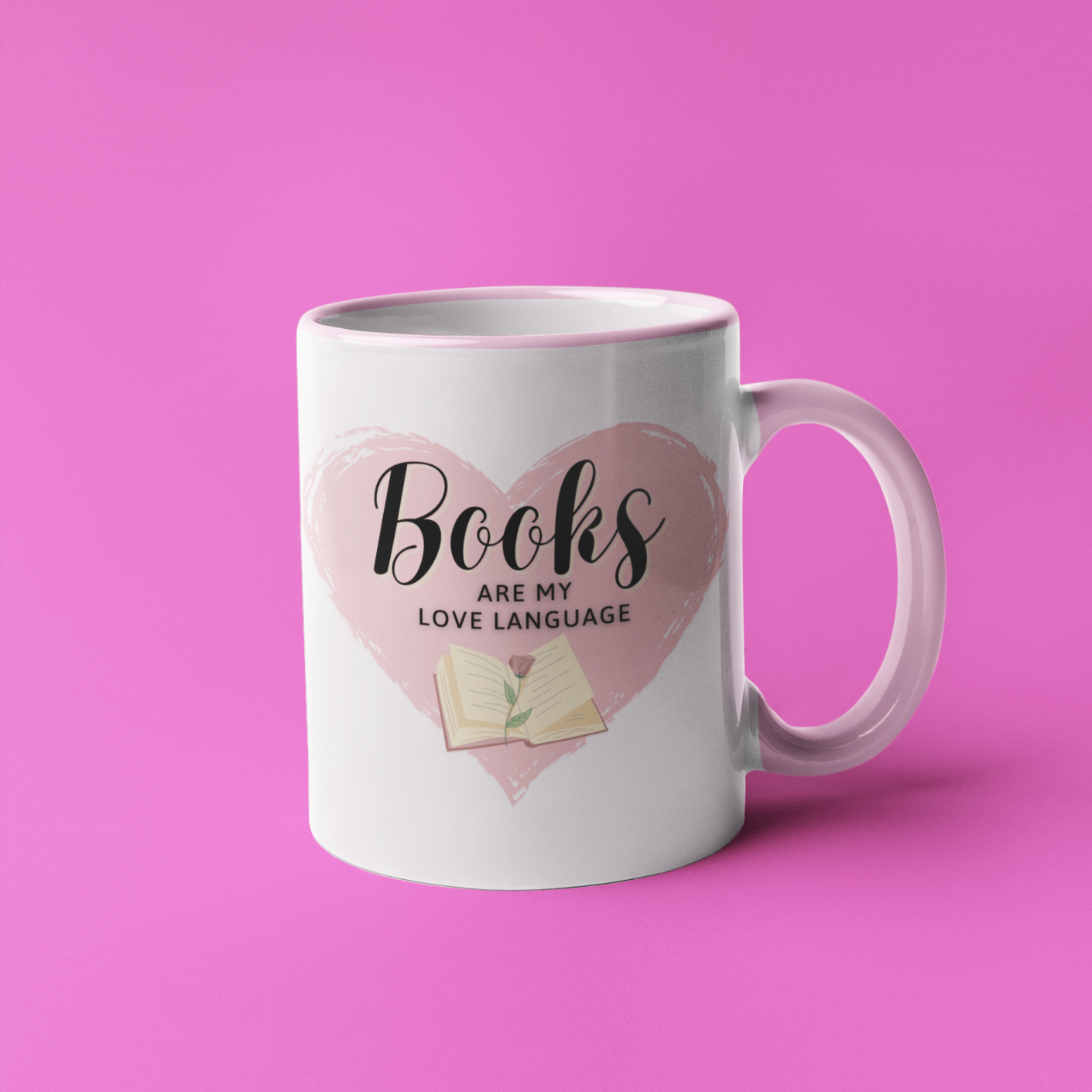 Books Are My Love Language Mug