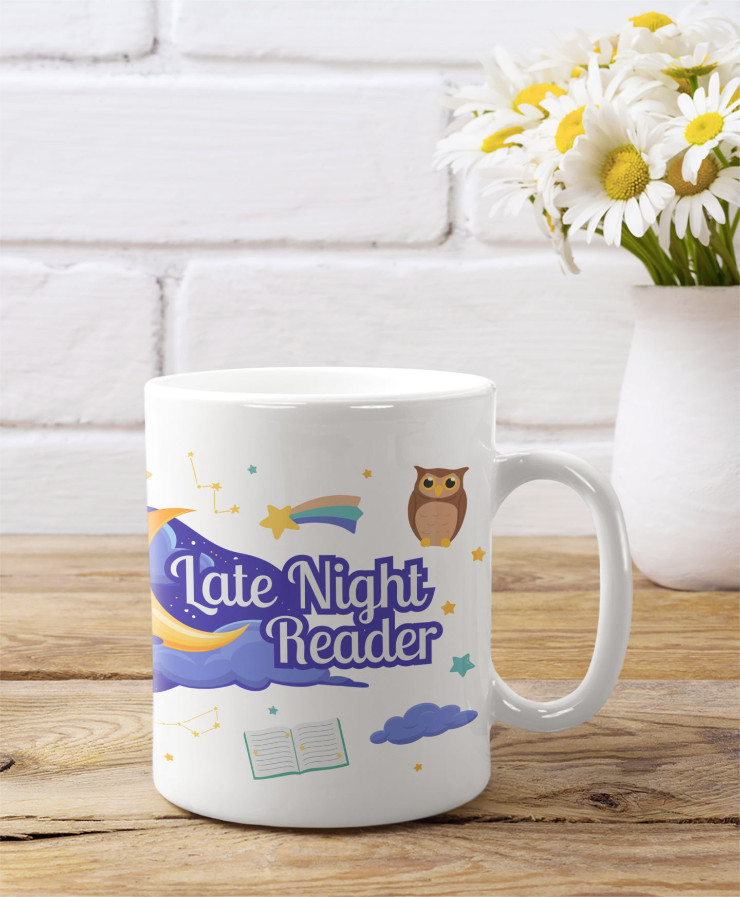 Late Night Reader Coffee Mug