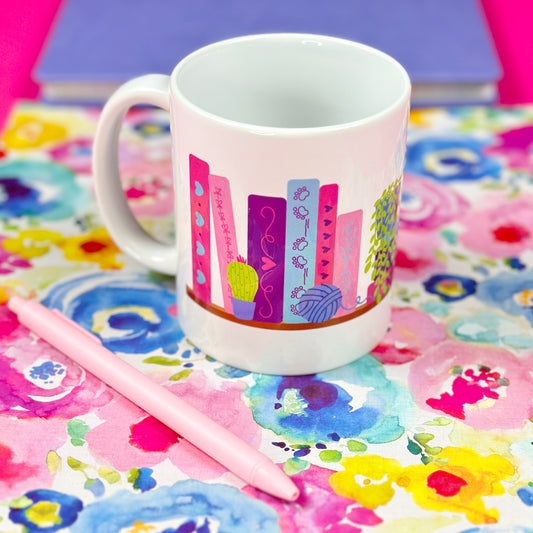 Books & Cats Coffee Mug