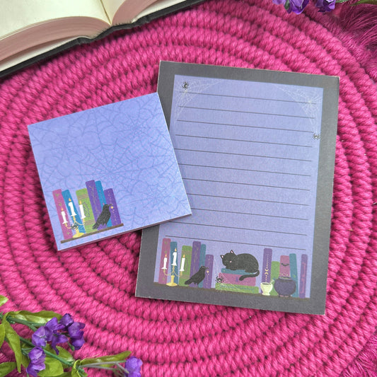 Dark Academia Bookshelf Stationery