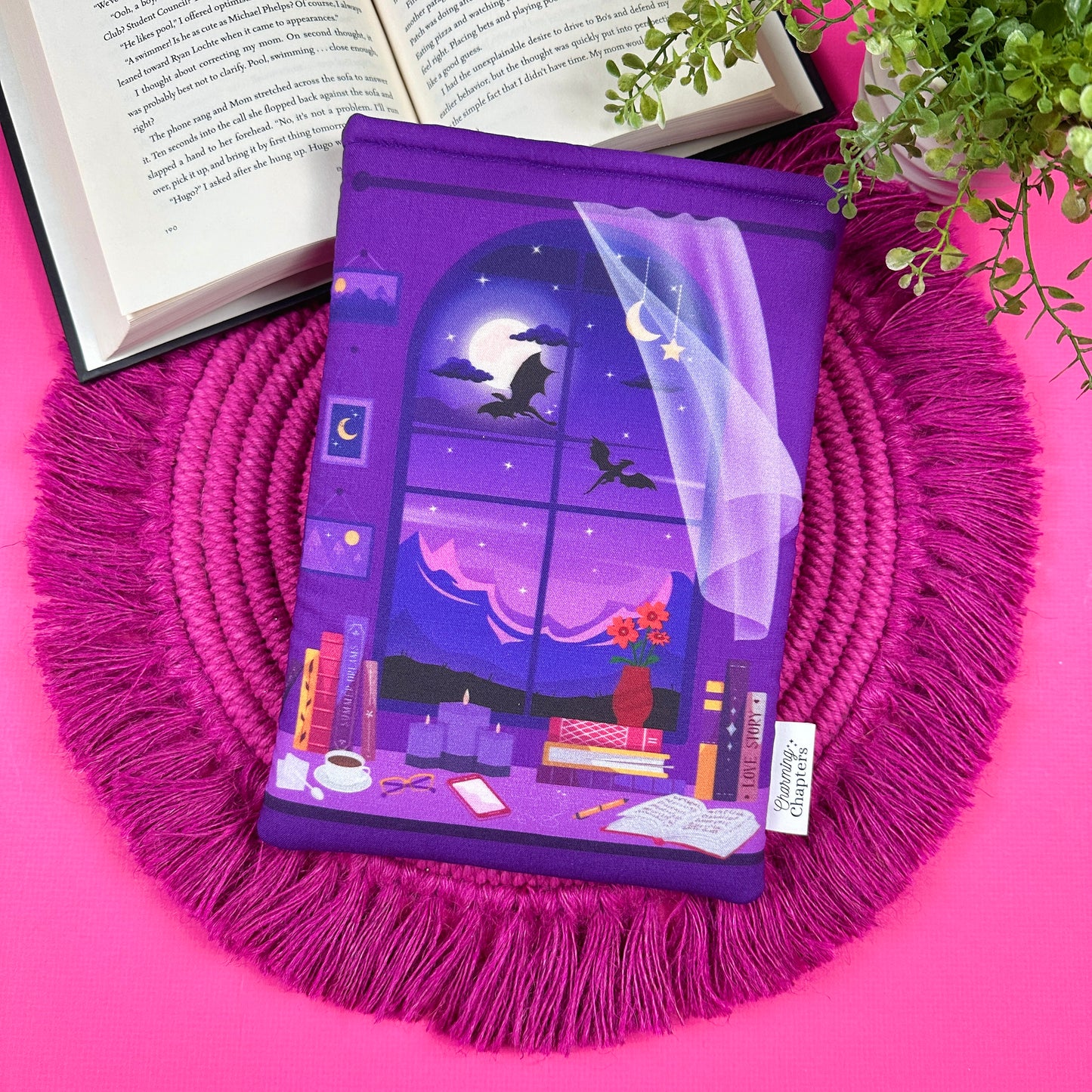 Fantasy Reading Nook Book Sleeve
