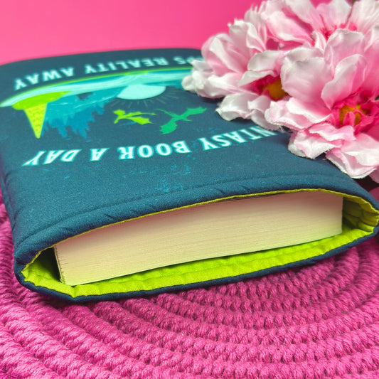 Fantasy Keeps Reality Away Book Sleeve