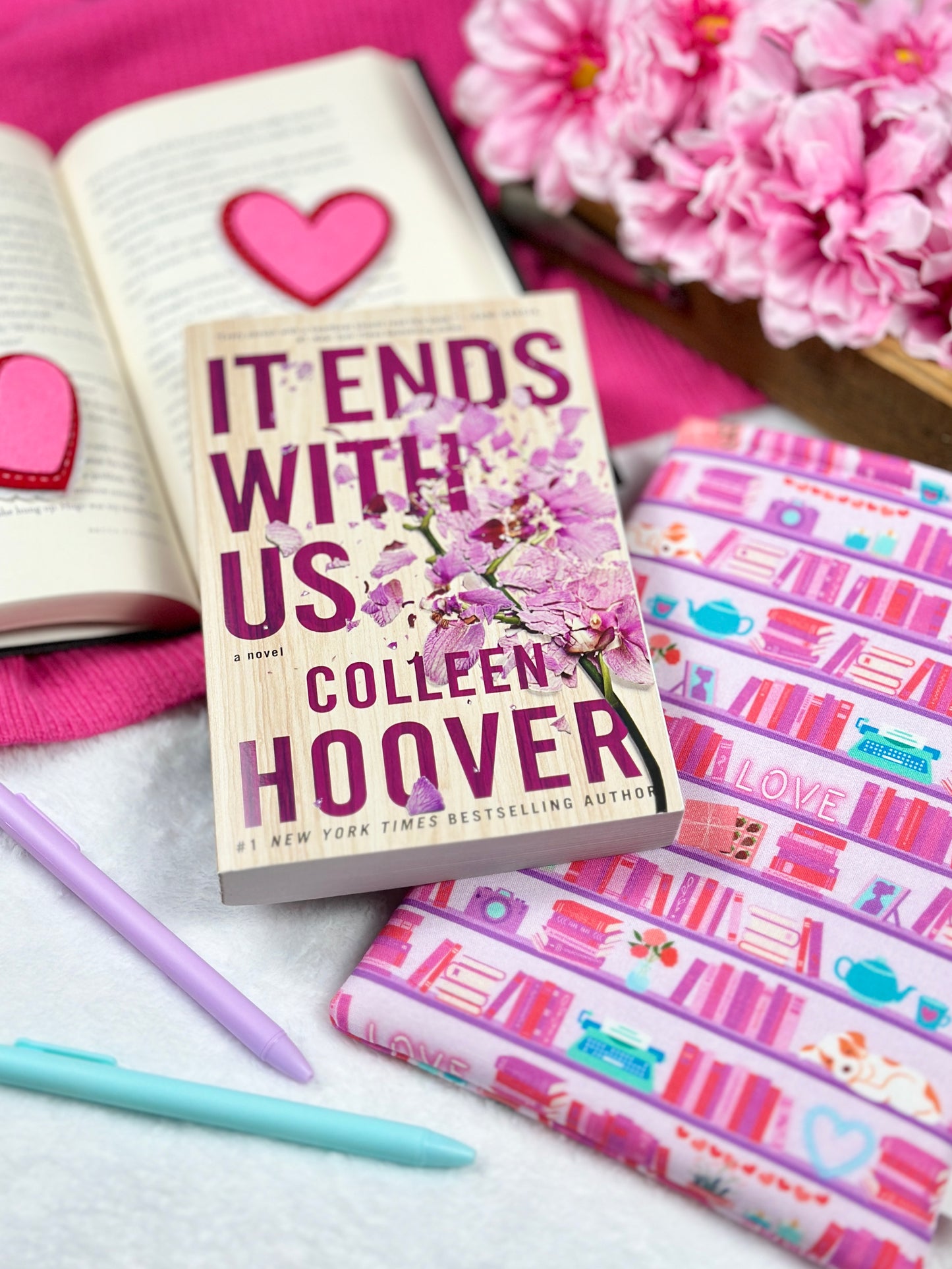 Romance Reader Shelves Book Sleeve