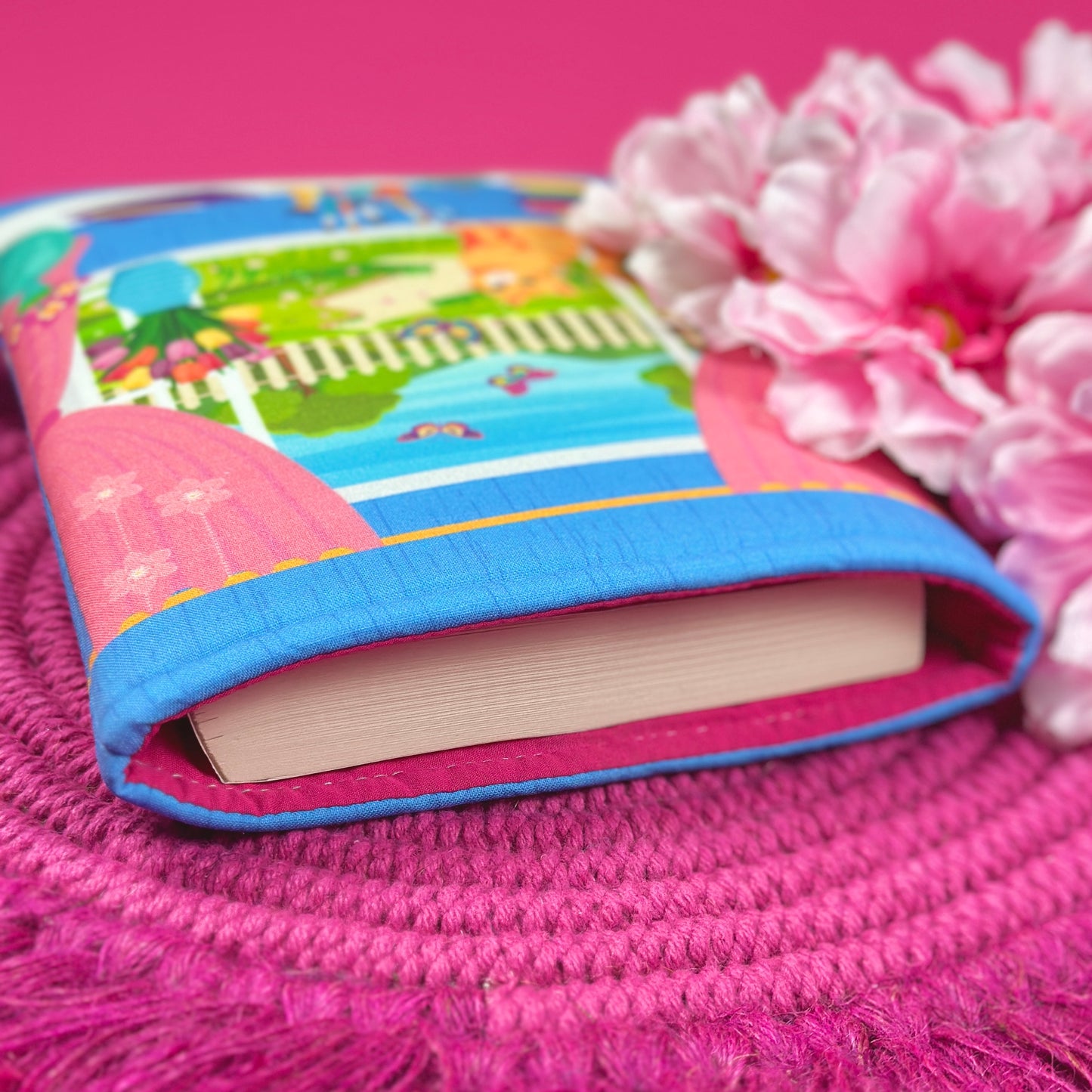 Spring Reading Nook Book Sleeve