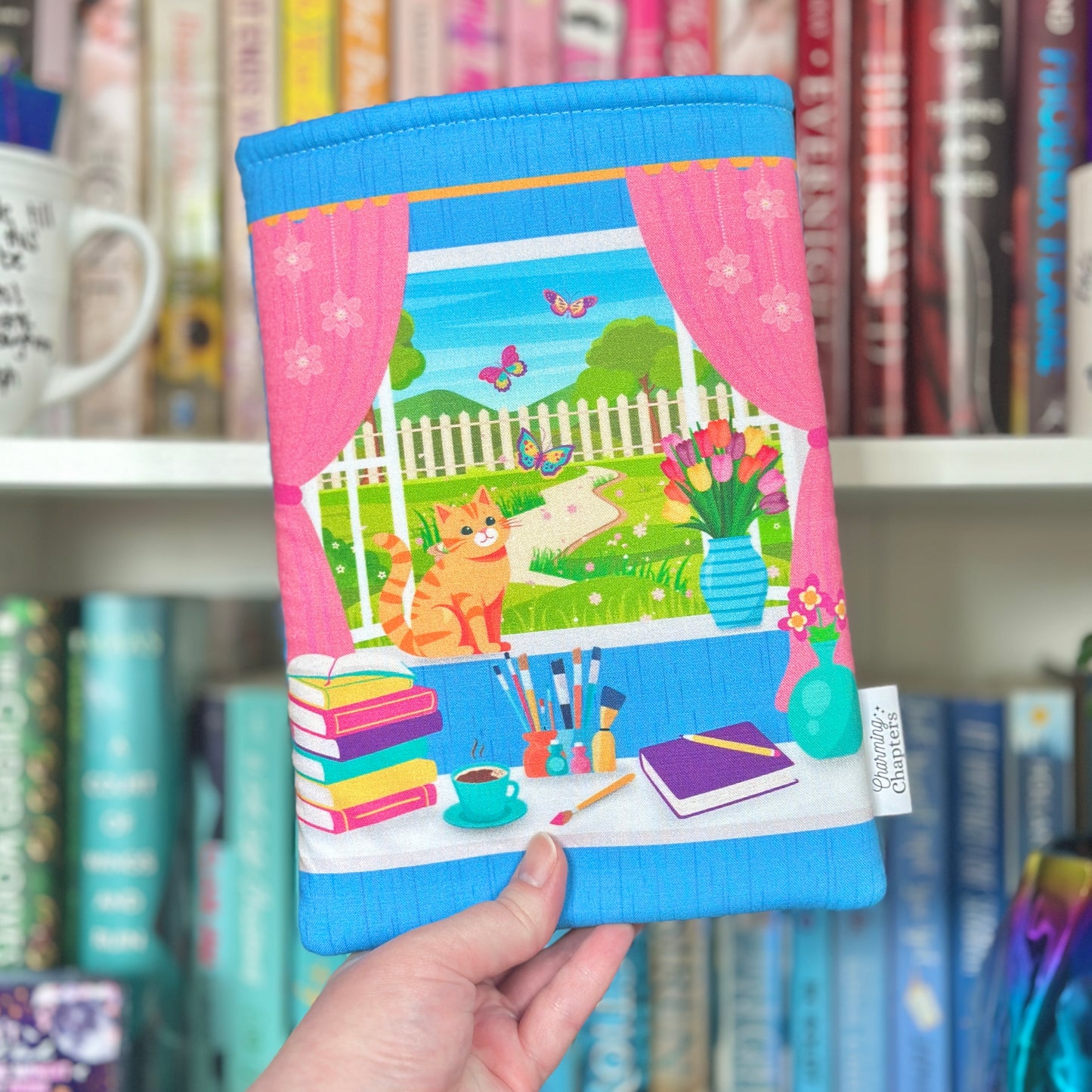 Spring Reading Nook Book Sleeve