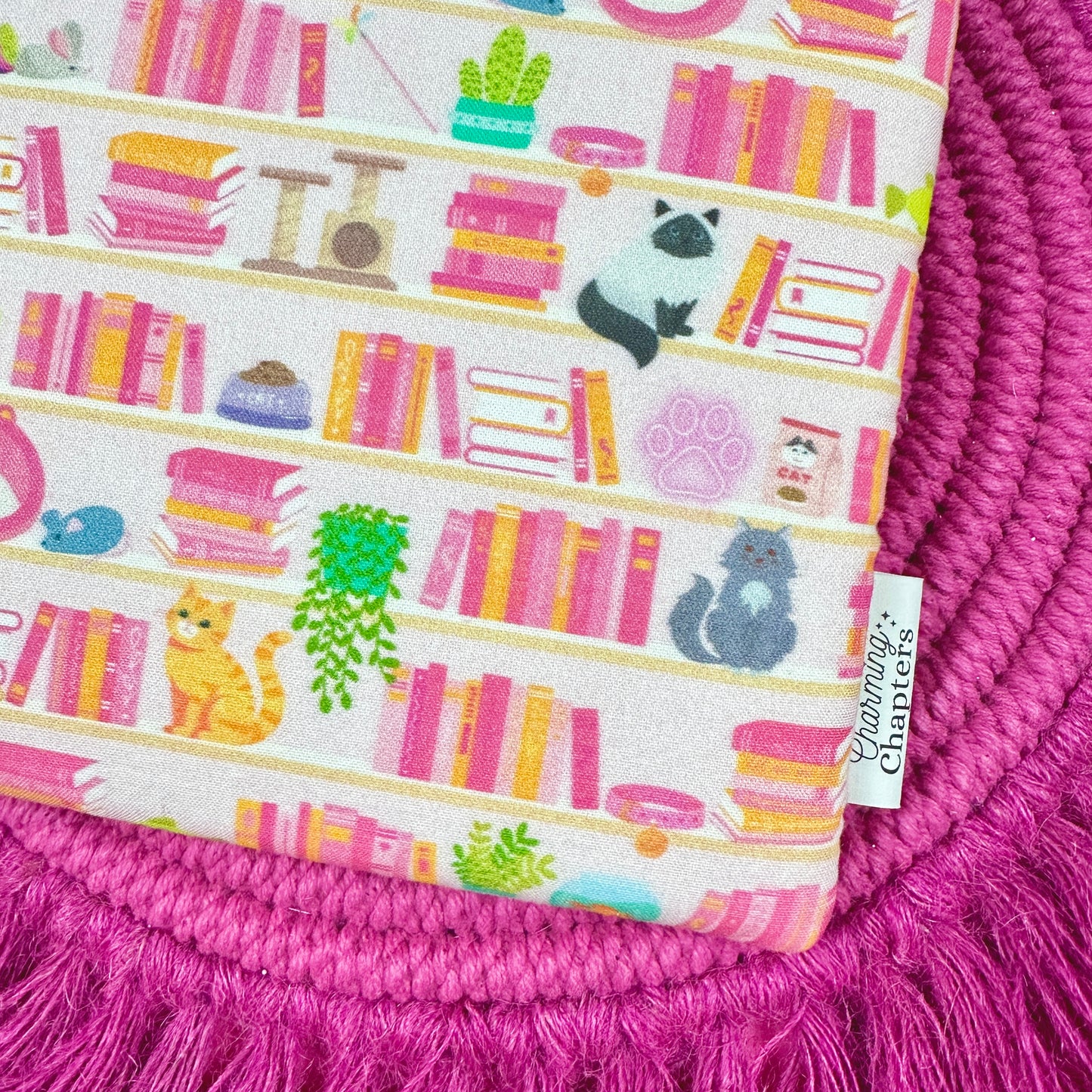 Cat Lover Shelves Book Sleeve