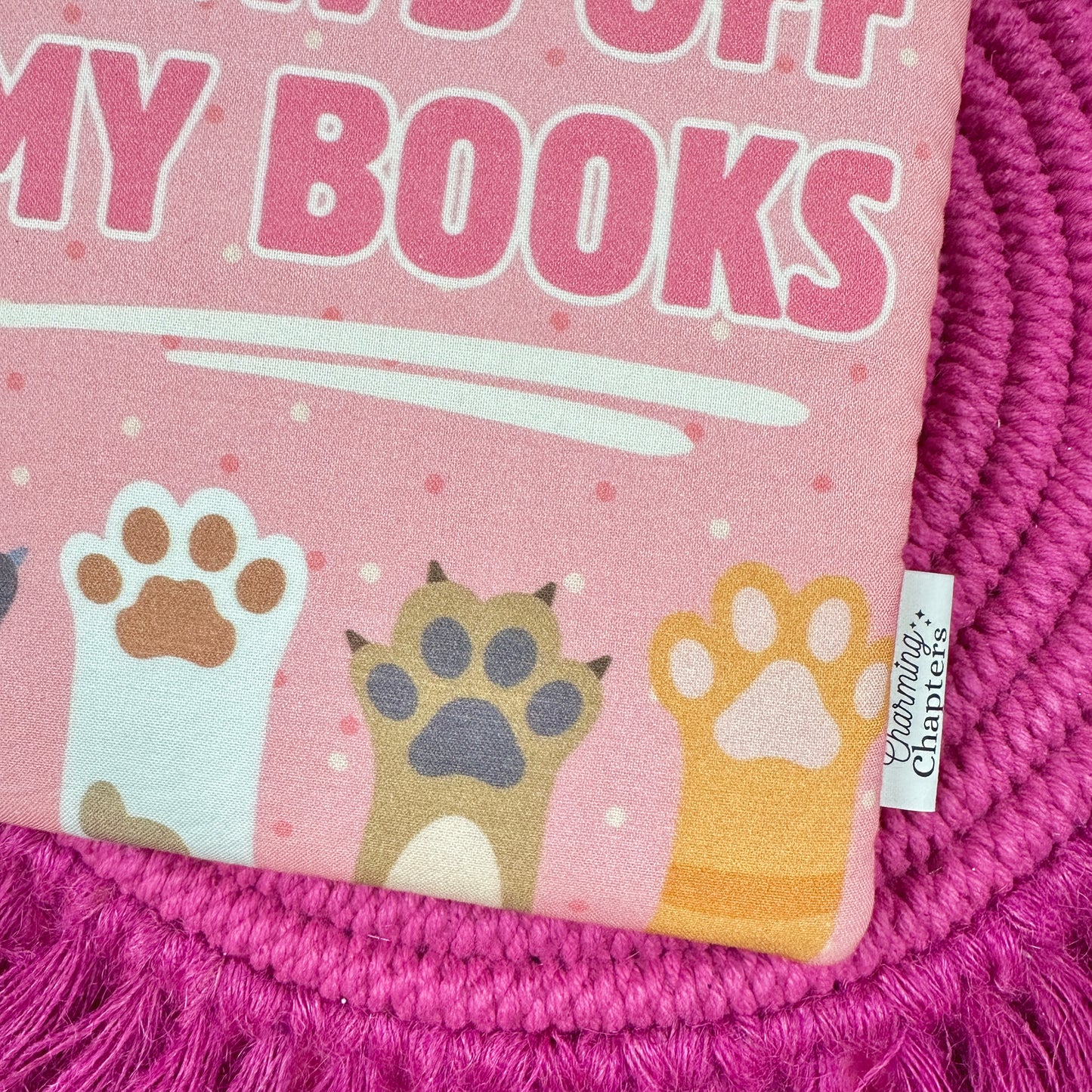 Paws Off My Books Book Sleeve