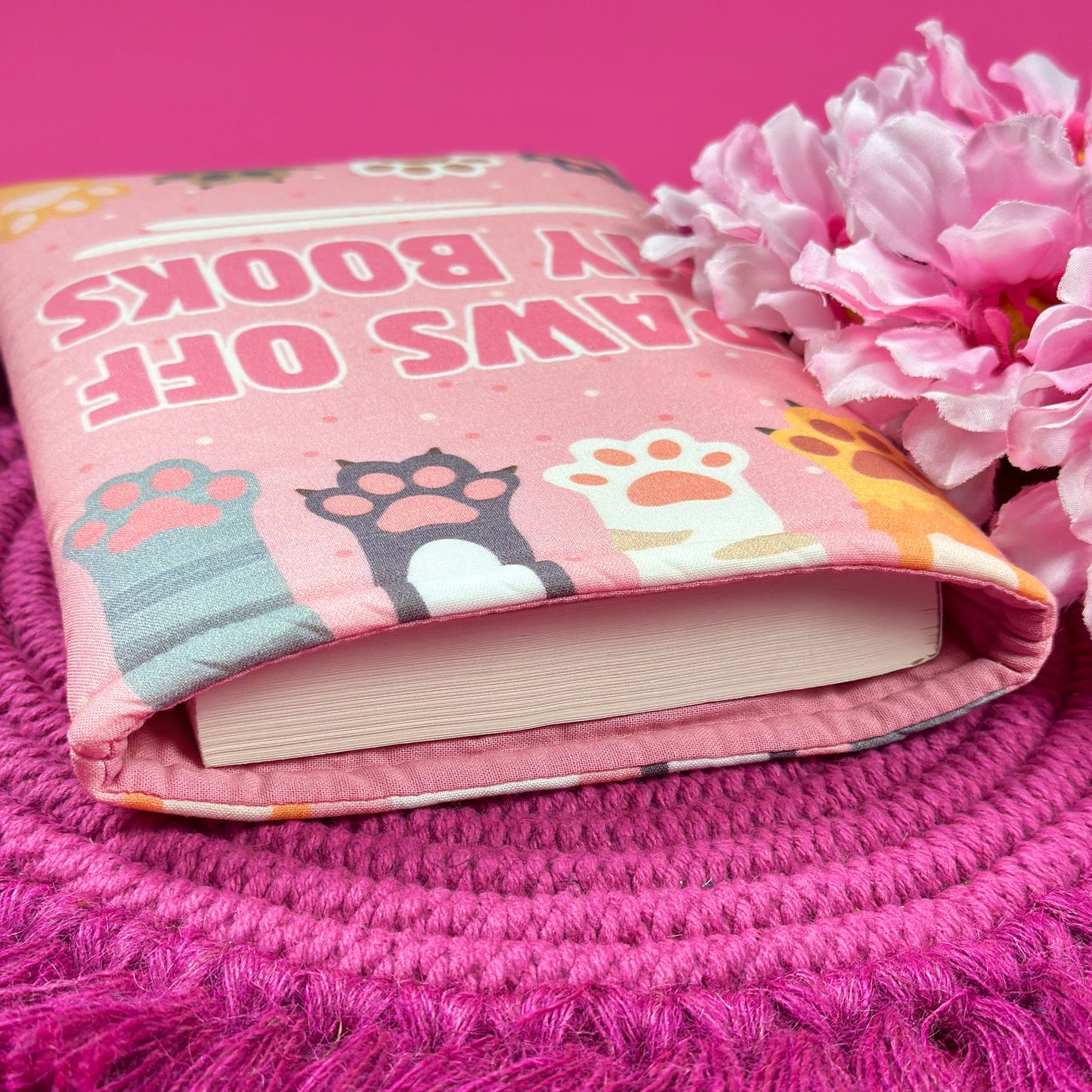 Paws Off My Books Book Sleeve