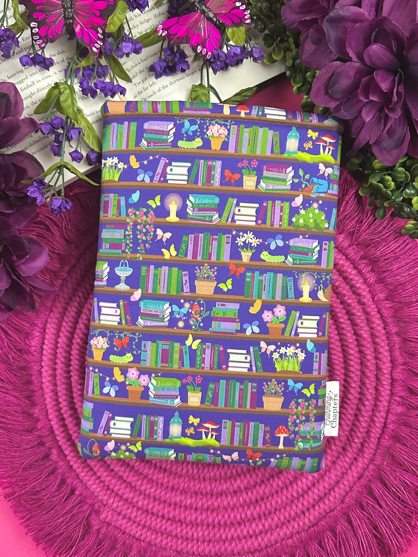 Butterfly Shelves Book Sleeve