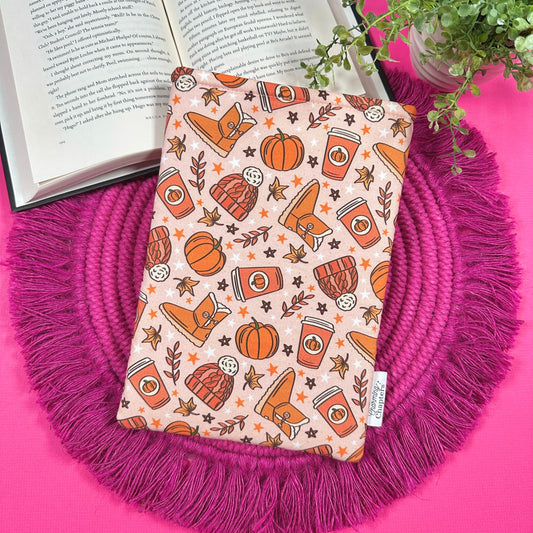 Pumpkin Spice Book Sleeve