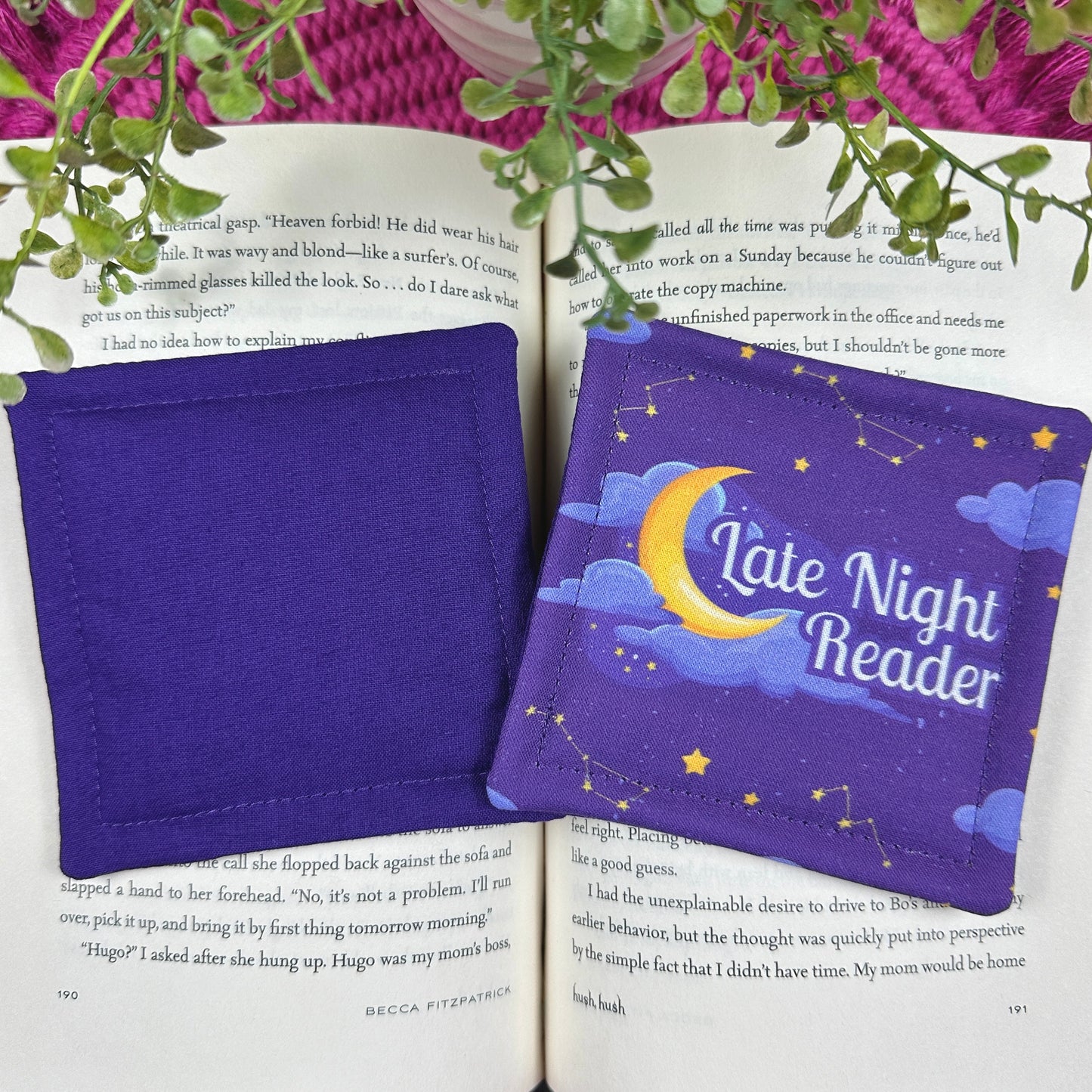 Late Night Reader Mug Rug