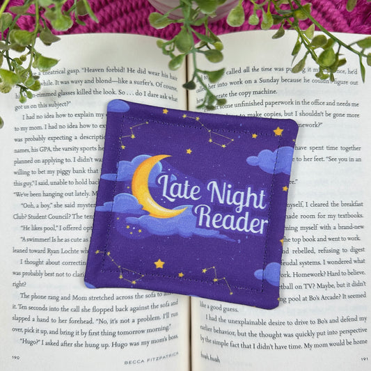 Late Night Reader Mug Rug