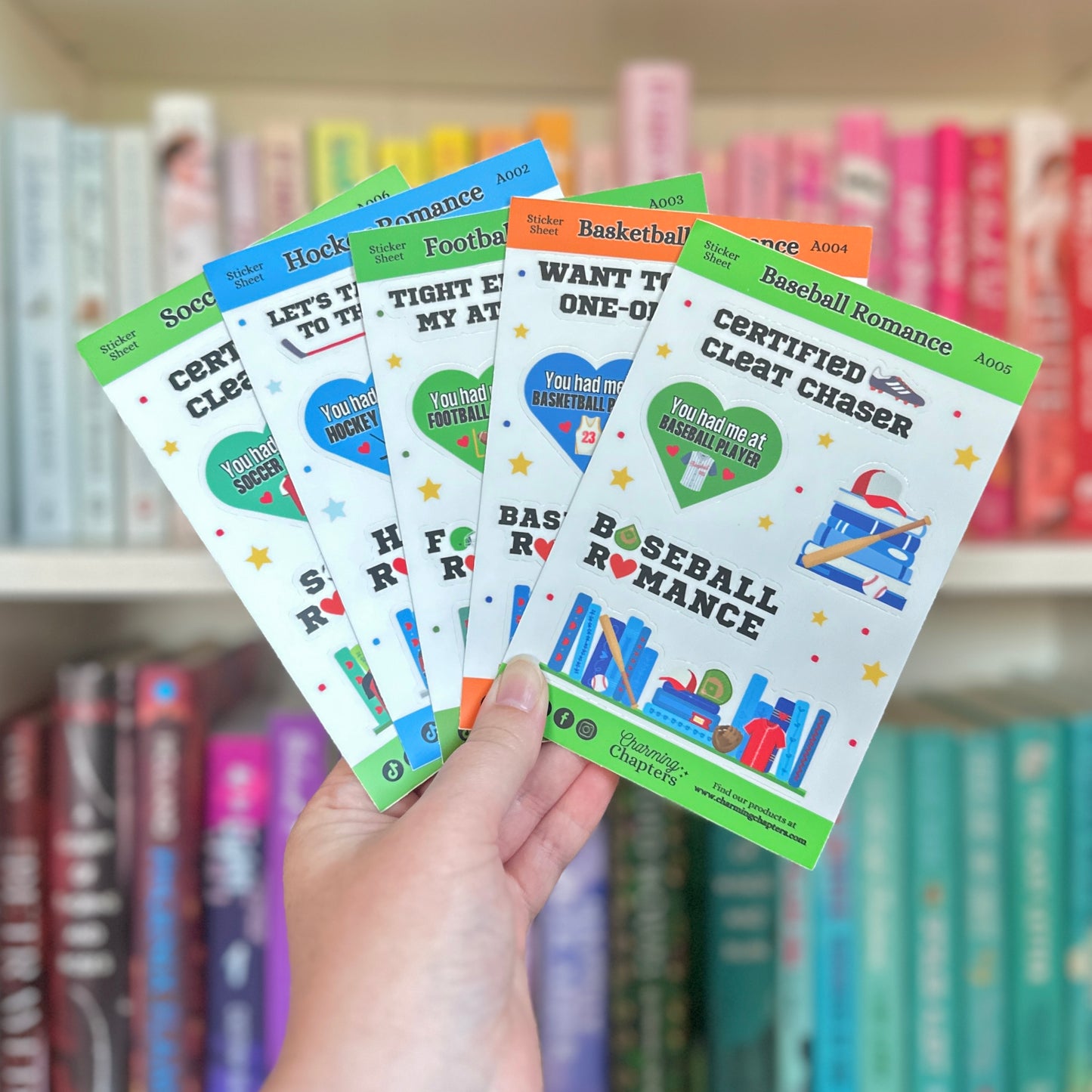 Football Romance Vinyl Sticker Sheet
