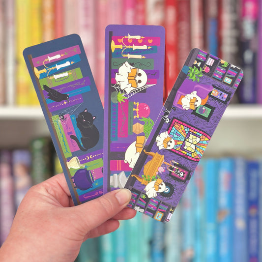 Haunted Library Bookmarks
