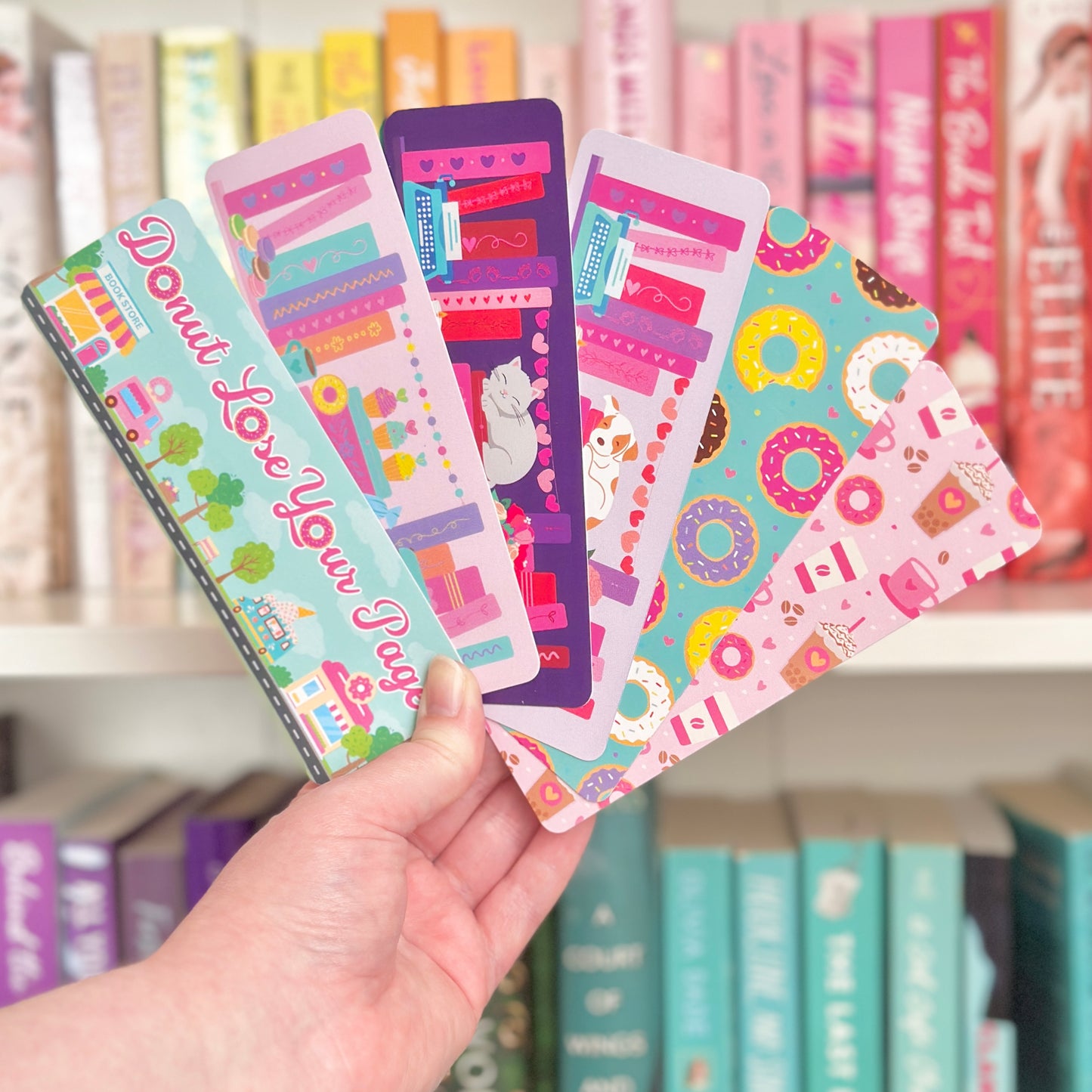 Coffee & Donuts Bookmark Set
