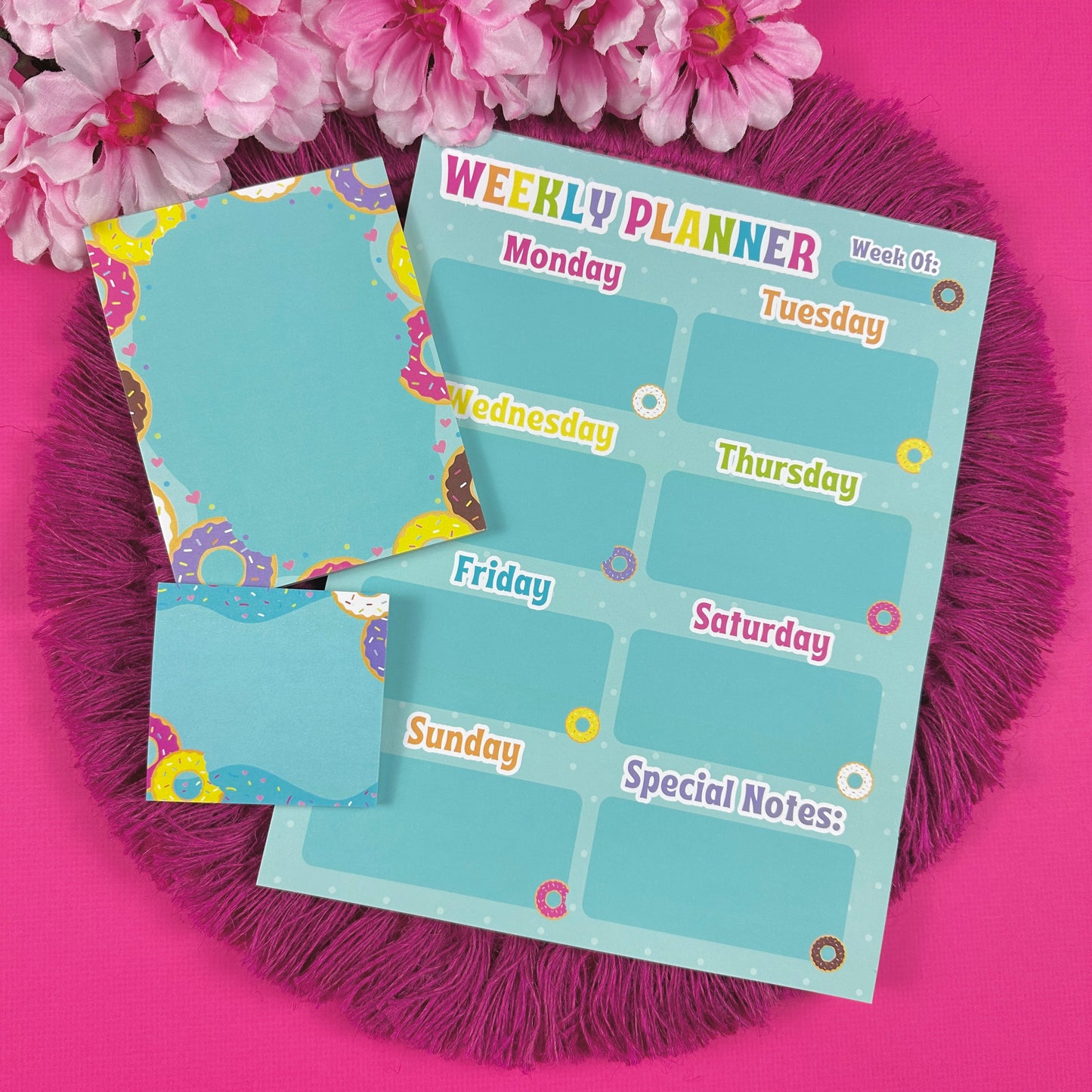Donut Weekly Planner Notepad