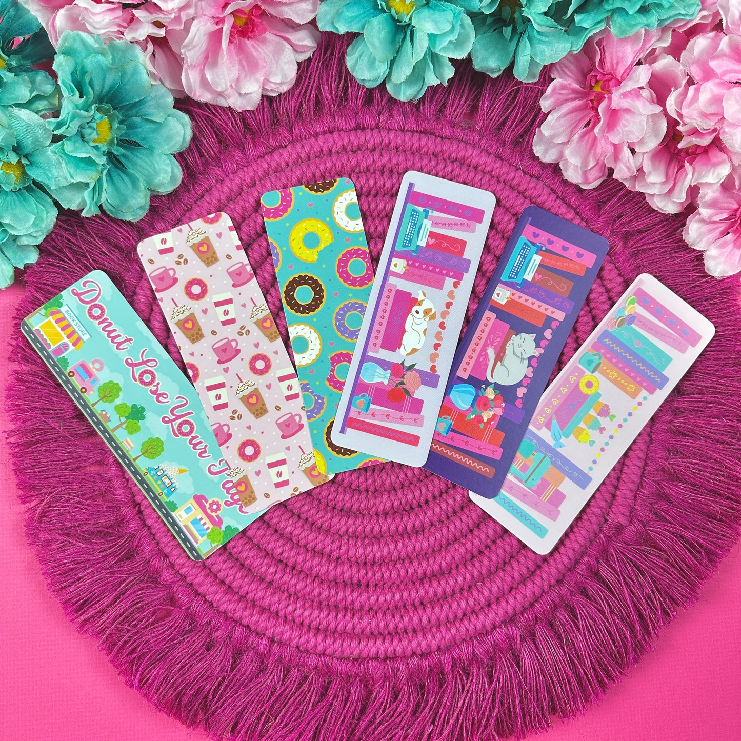 Coffee & Donuts Bookmark Set