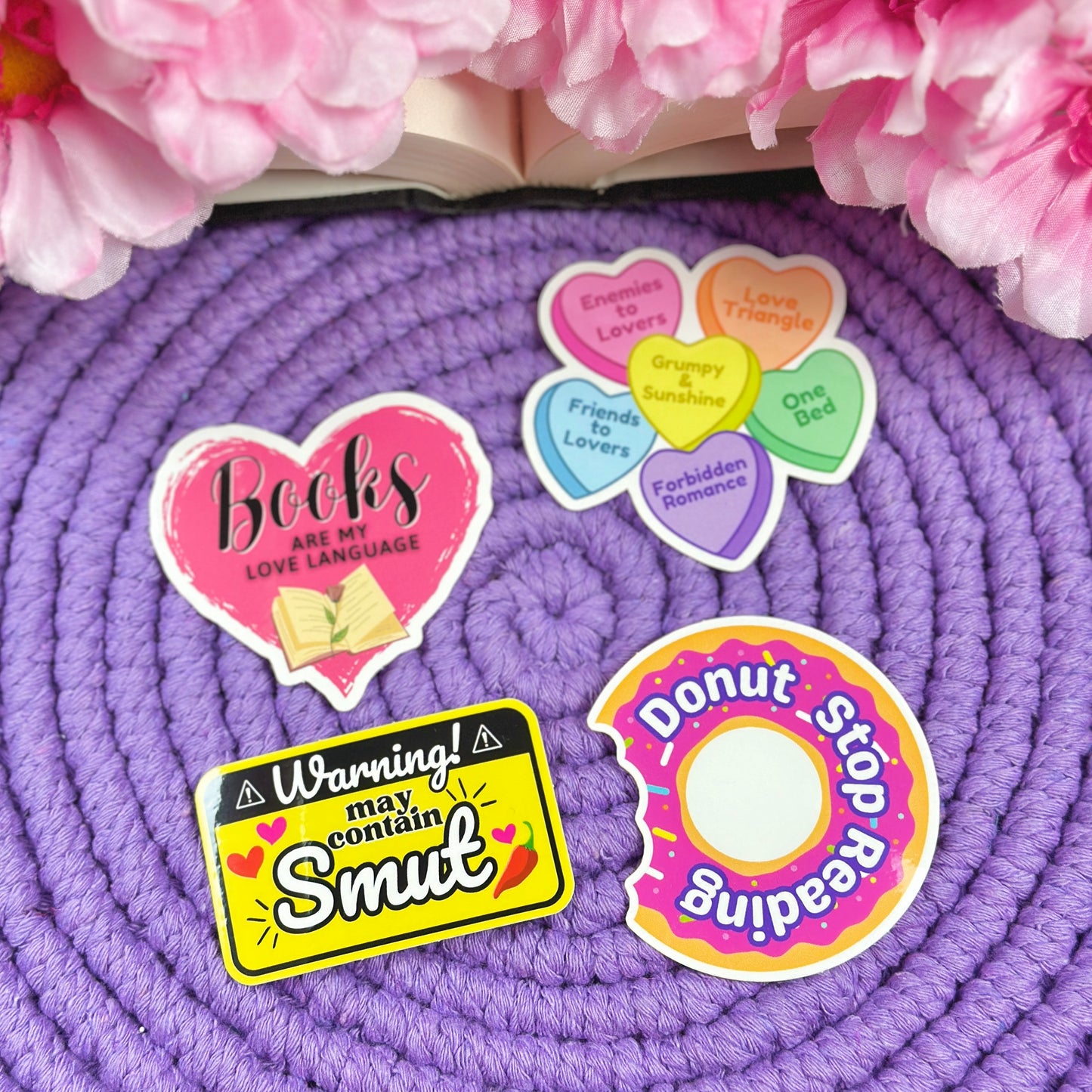 Warning! Smut Vinyl Sticker