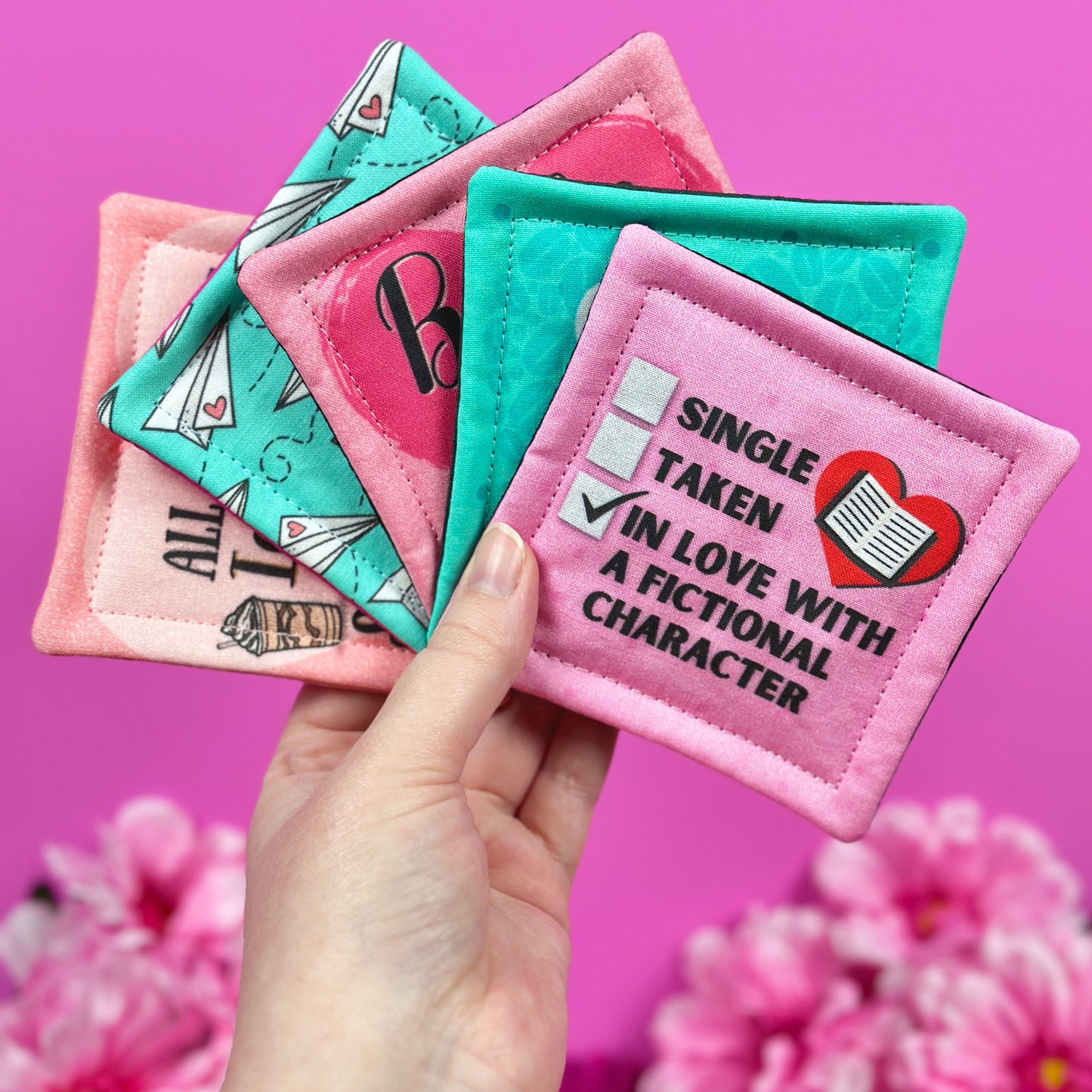 Books are my Love Language Mug Rug