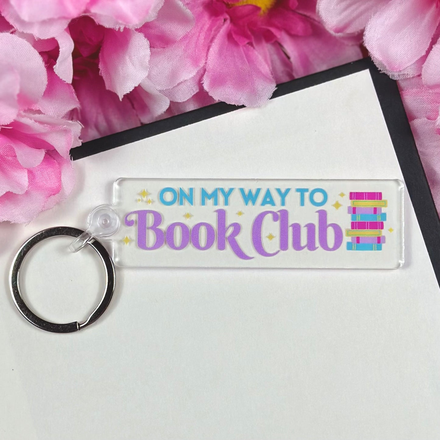 Book Club Keychain