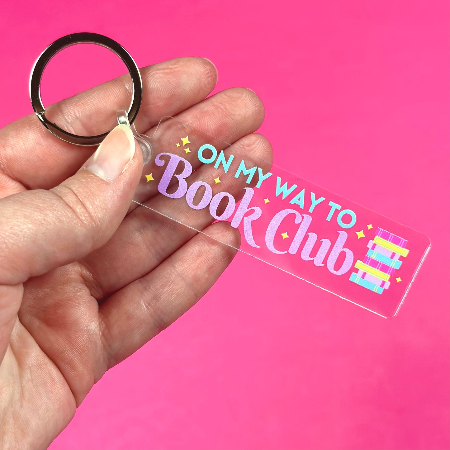 Book Club Keychain