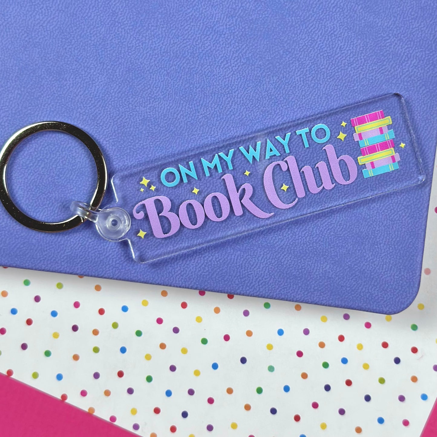 Book Club Keychain